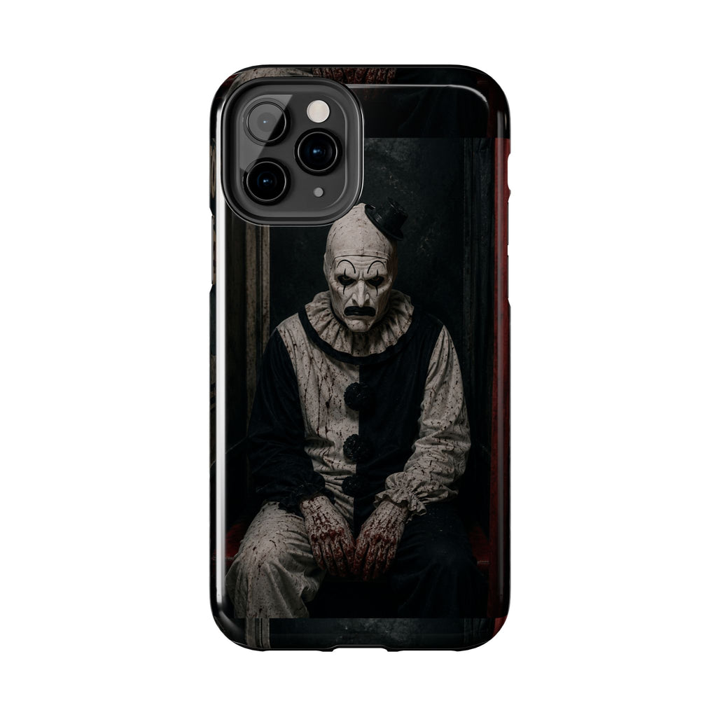 Horror Clown Tough Phone Case — Dark Creepy Circus Scary Protective Cover