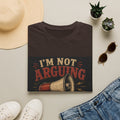 I'm Not Arguing T-Shirt — Funny Megaphone Graphic Tee for Debaters & Sarcastic Gift
