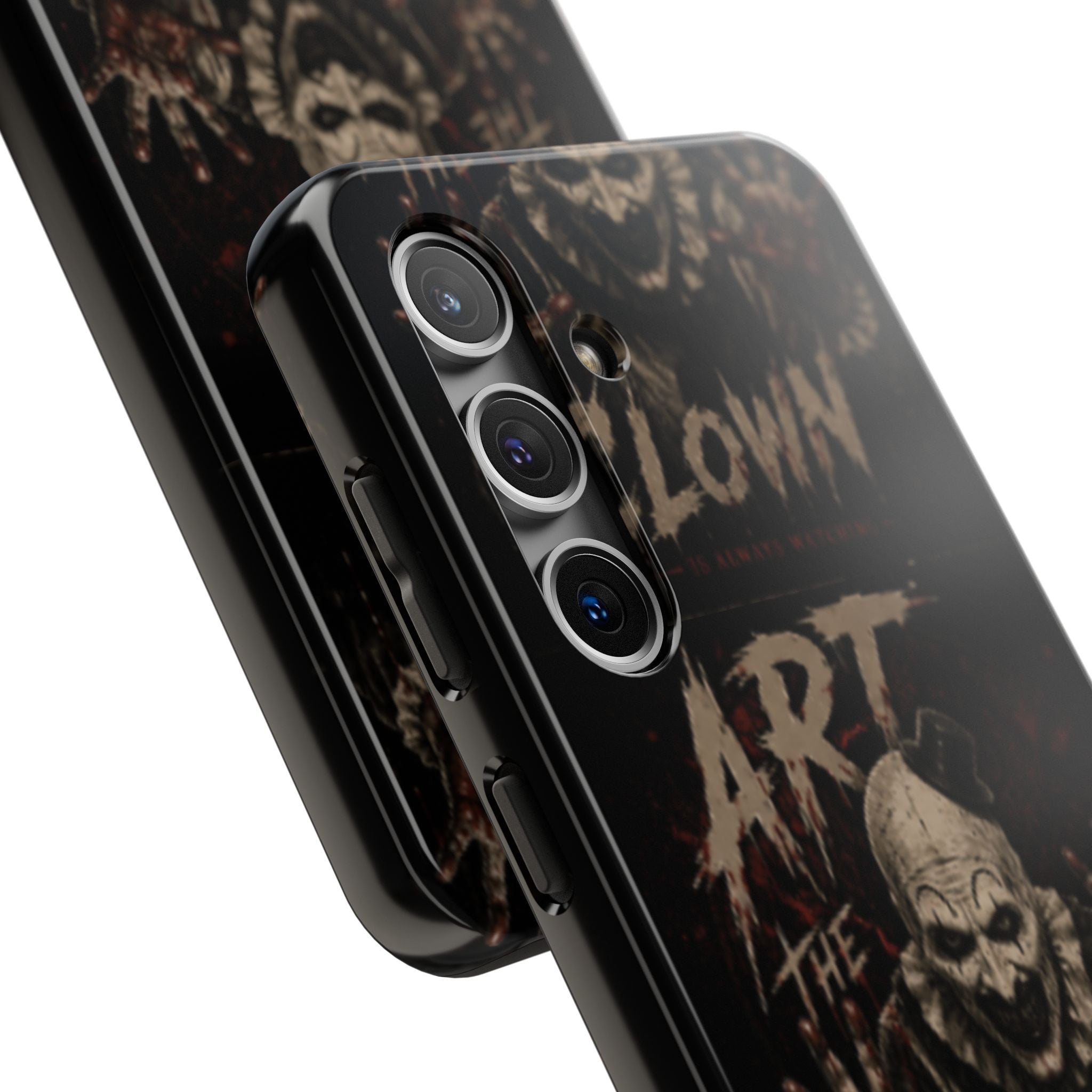 Horror Clown Tough Phone Case — 'Art the Clown' Scary Protective Cover