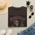 Respectfully — Skull Floral Graphic T‑Shirt ("Respectfully absolutely not")