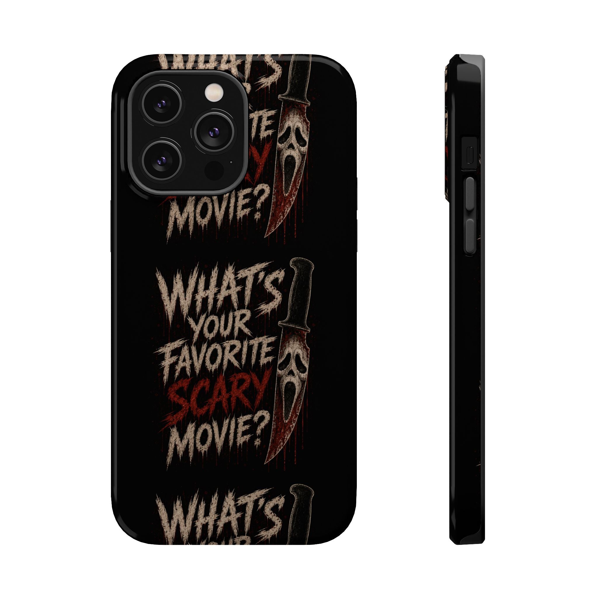 Scream 'What's Your Favorite Scary Movie?' Magnetic Impact Phone Case