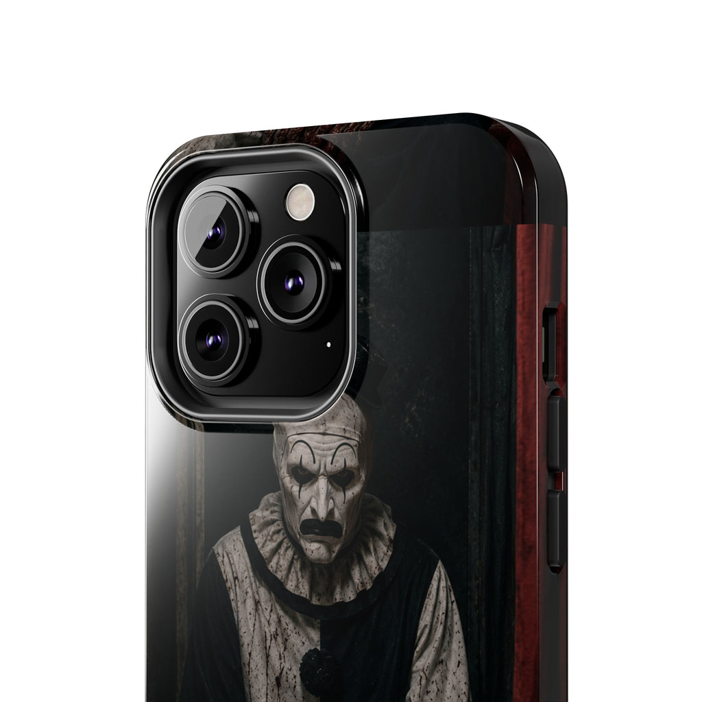 Horror Clown Tough Phone Case — Dark Creepy Circus Scary Protective Cover