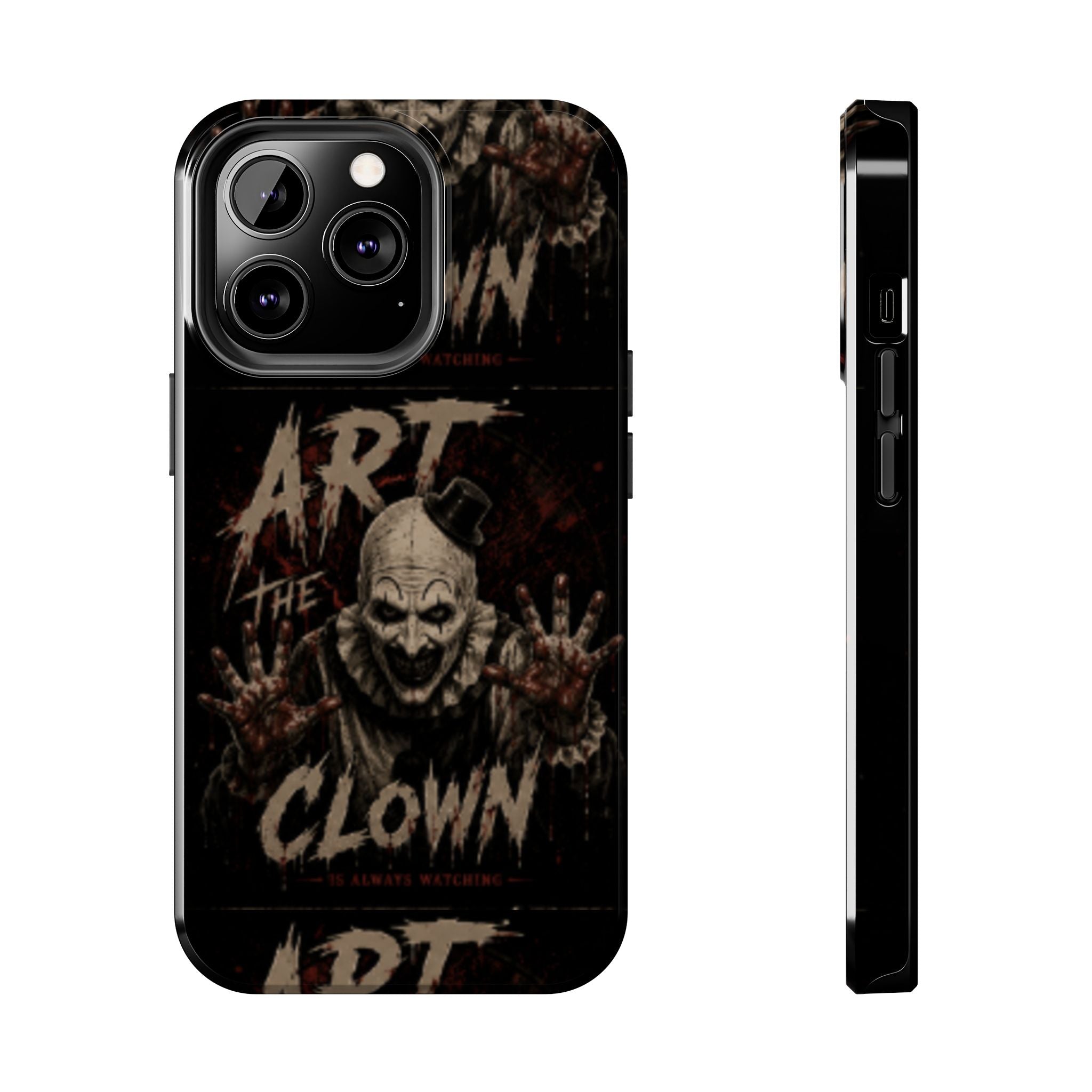 Horror Clown Tough Phone Case — 'Art the Clown' Scary Protective Cover