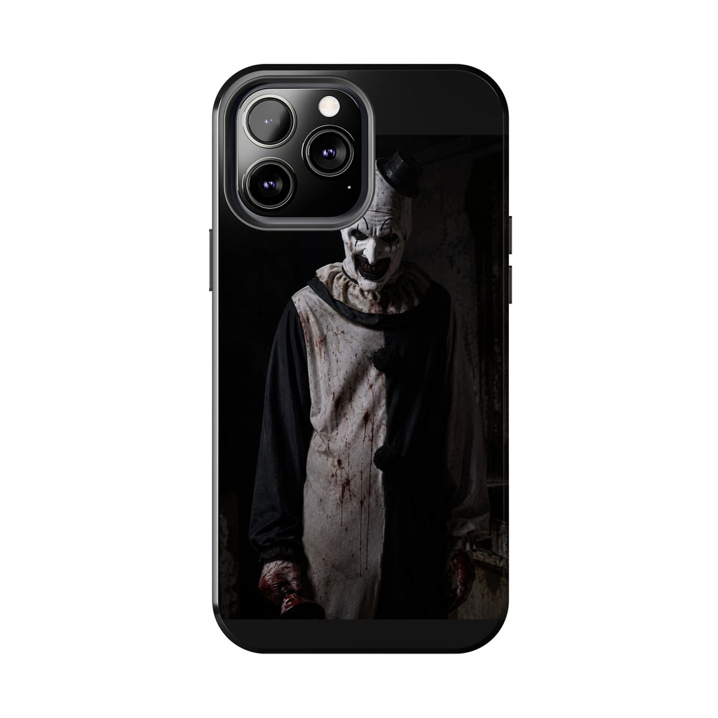 Horror Clown Tough Phone Case – Dark Scary Masked Killer Design for Halloween