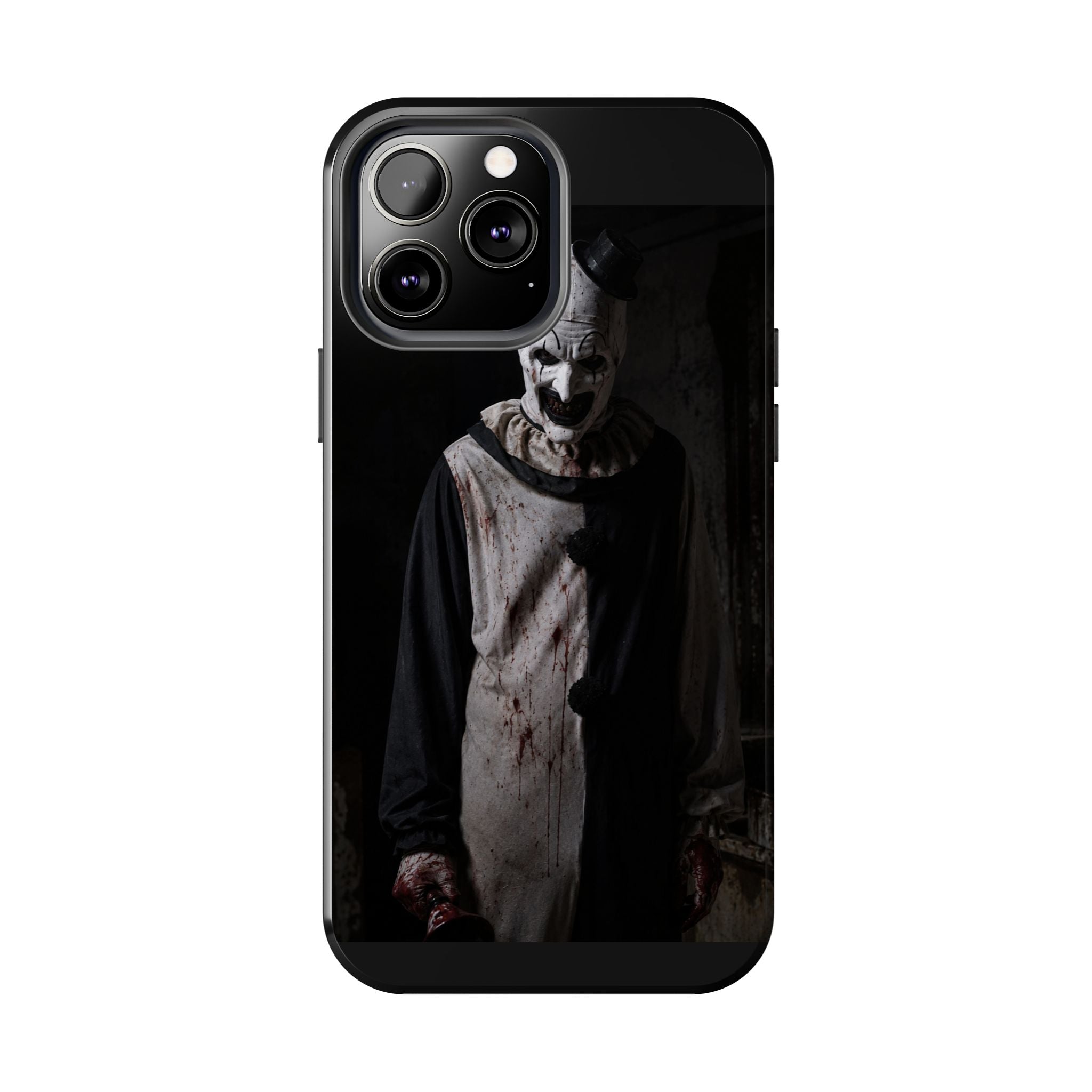 Horror Clown Tough Phone Case – Dark Scary Masked Killer Design for Halloween