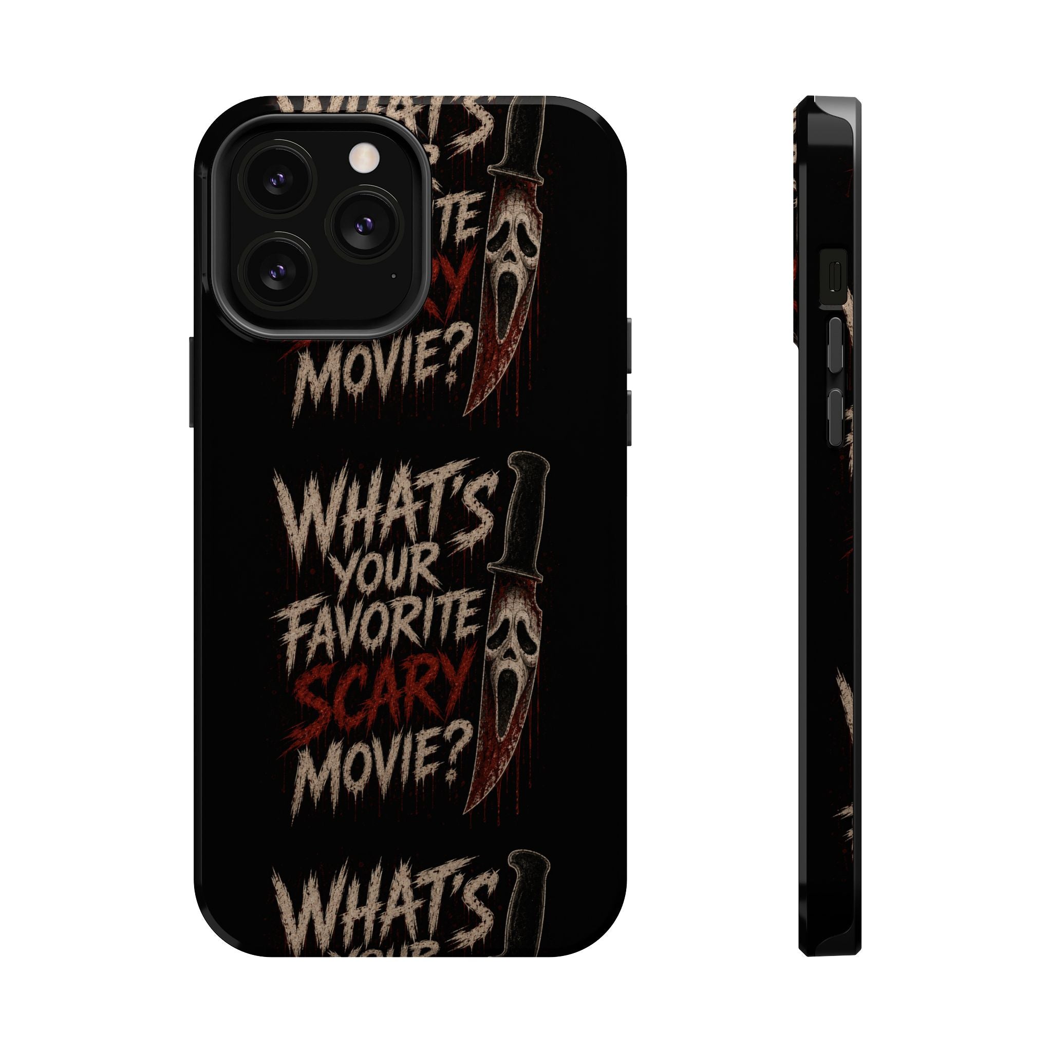 Scream 'What's Your Favorite Scary Movie?' Magnetic Impact Phone Case