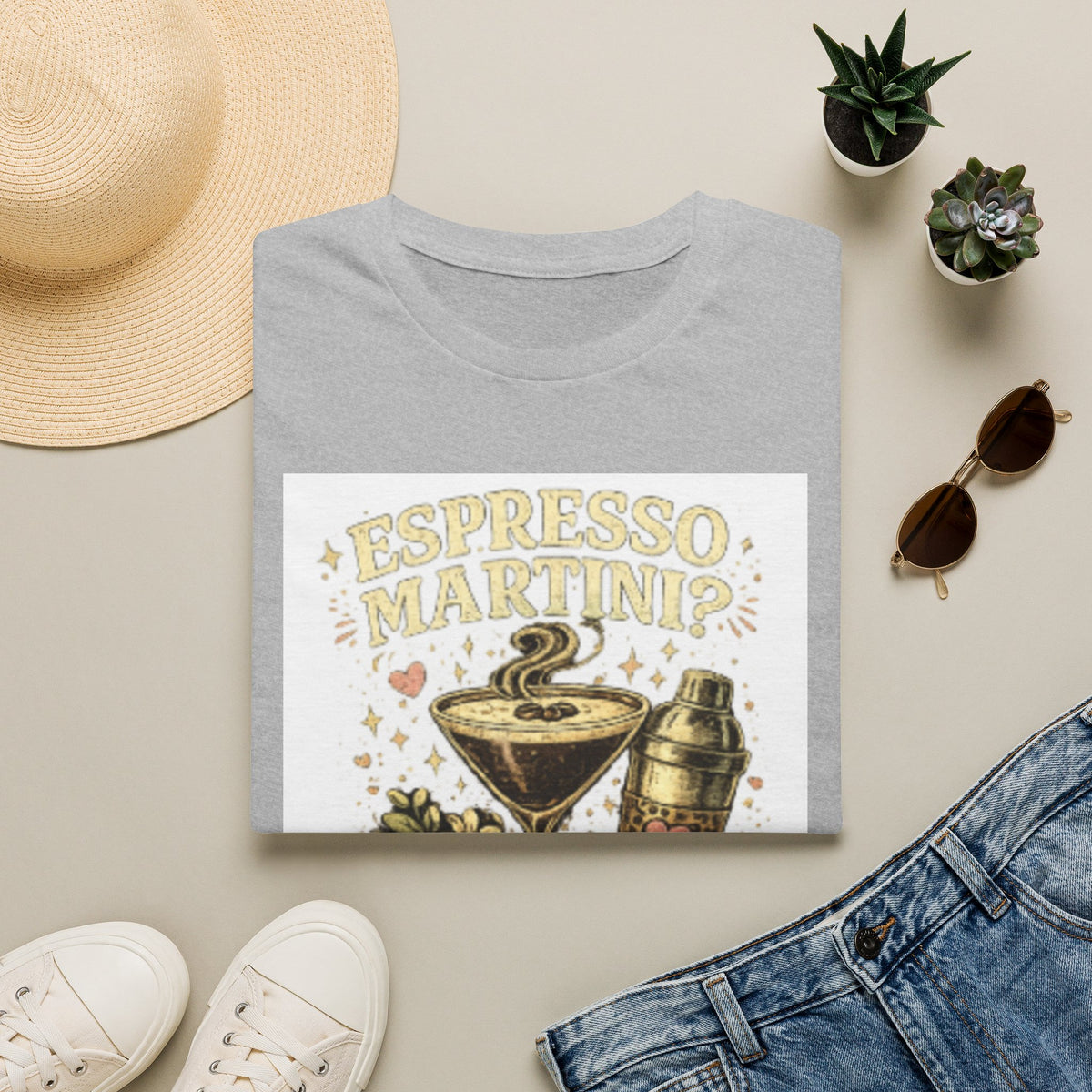 Espresso Martini T-Shirt — "Don't Bother Me, I Need Coffee Time" Cocktail Tee