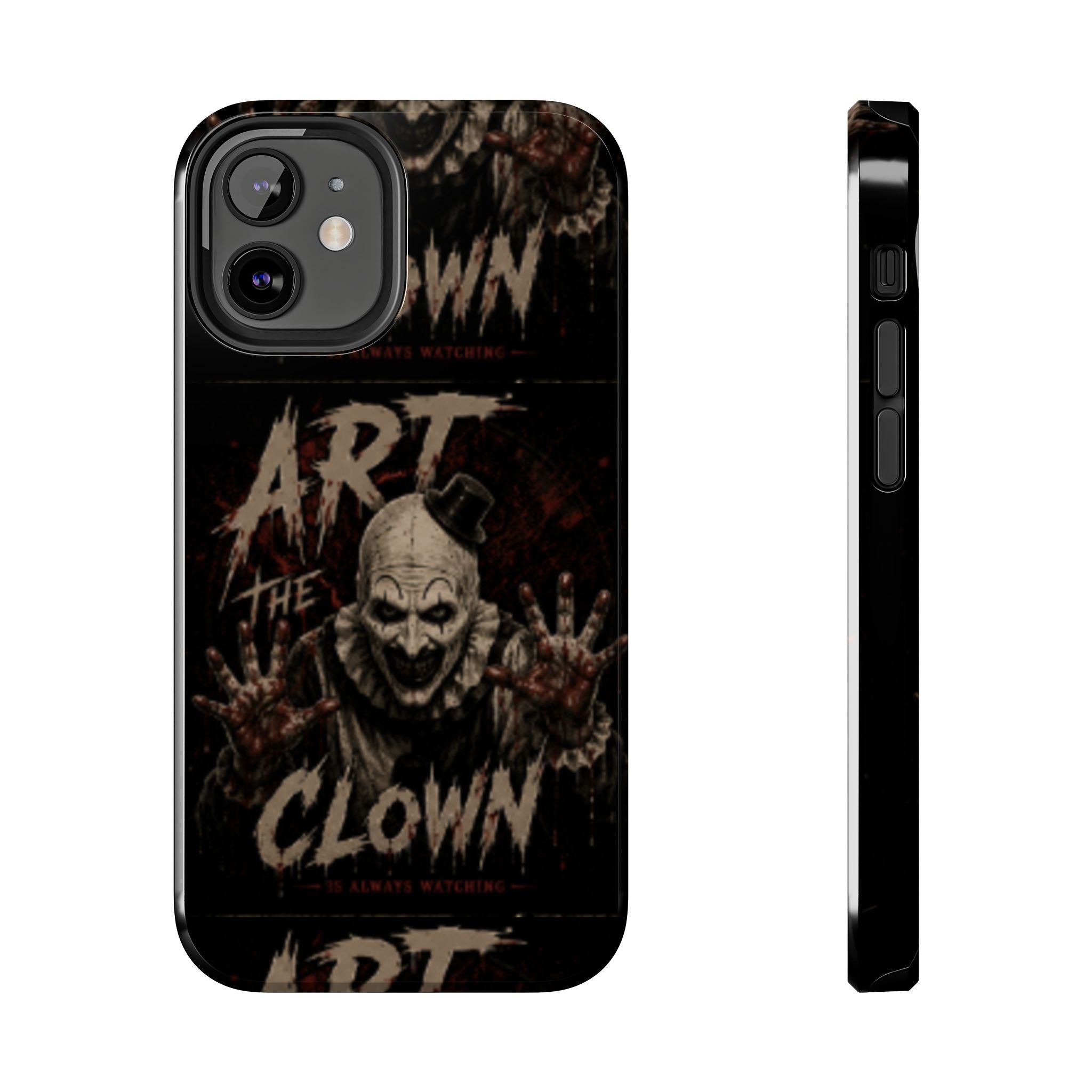 Horror Clown Tough Phone Case — 'Art the Clown' Scary Protective Cover