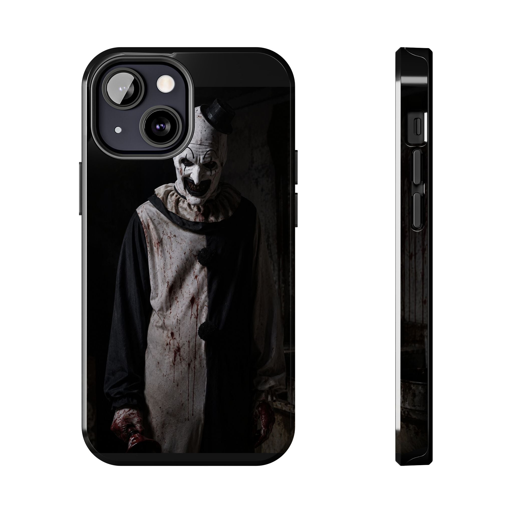 Horror Clown Tough Phone Case – Dark Scary Masked Killer Design for Halloween