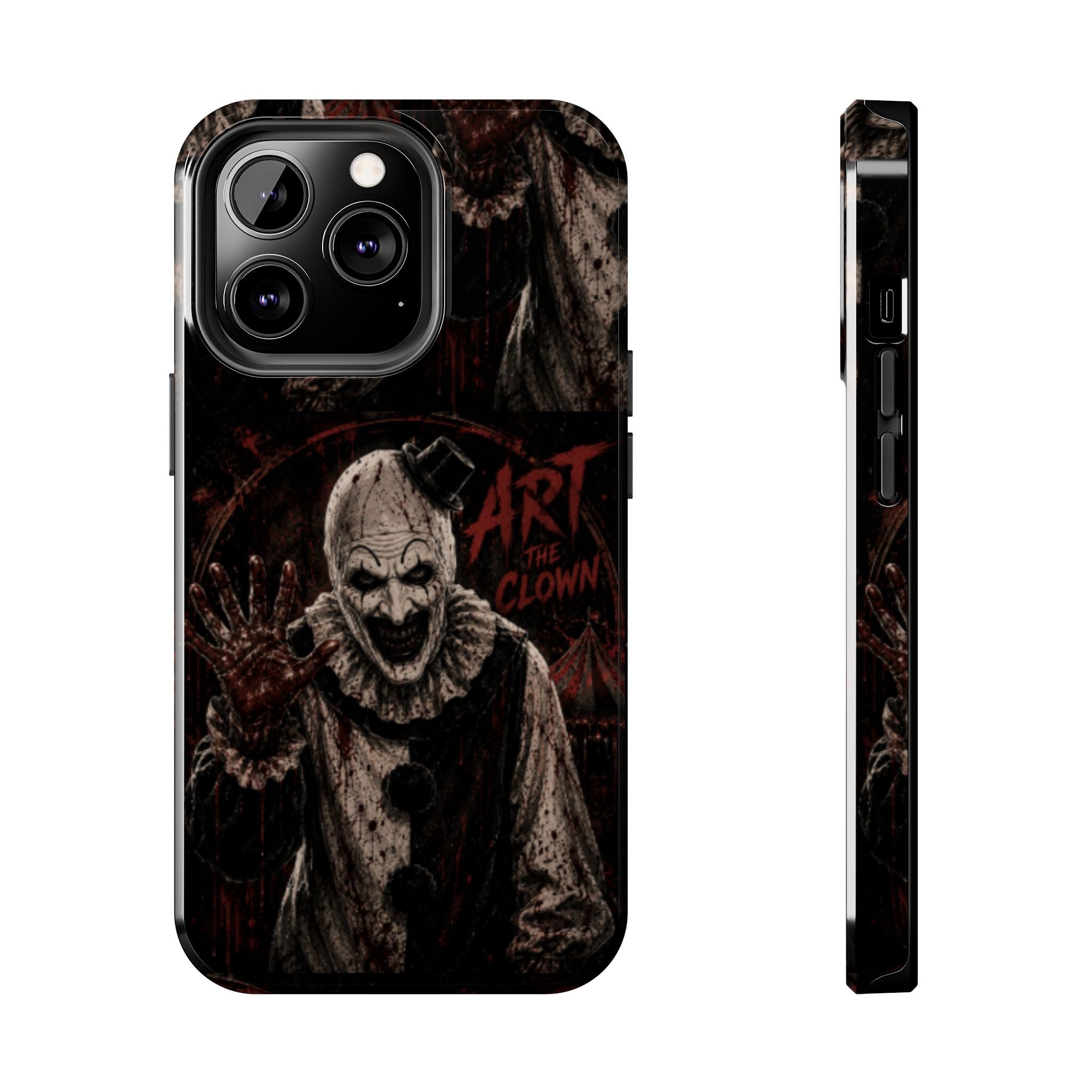 Horror Clown Tough Phone Case — 'Art the Clown' Scary Protective Cover