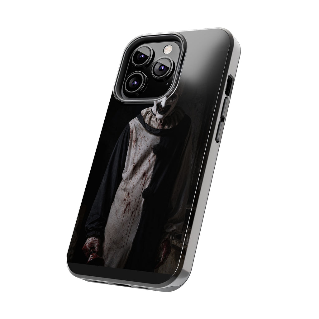 Horror Clown Tough Phone Case – Dark Scary Masked Killer Design for Halloween