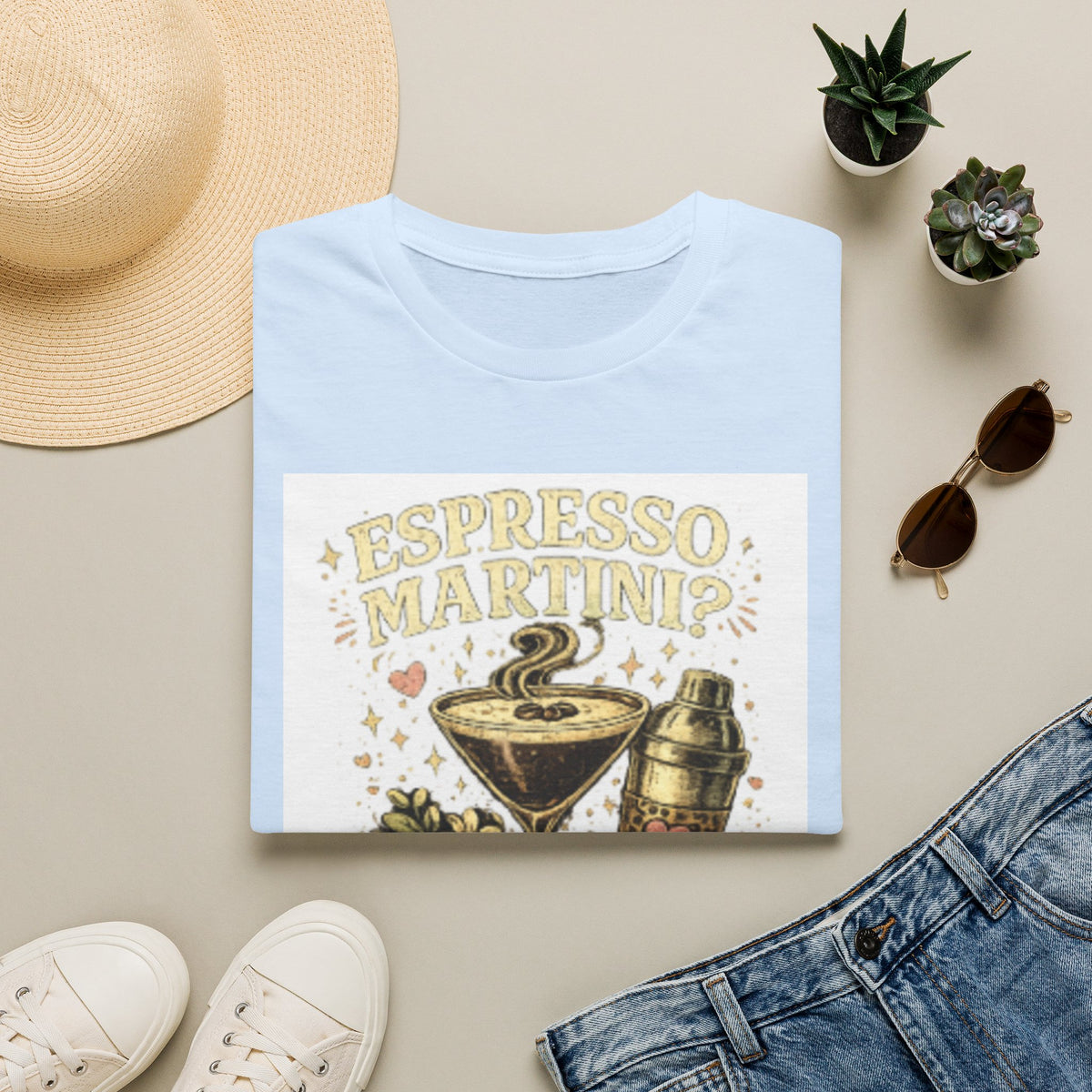 Espresso Martini T-Shirt — "Don't Bother Me, I Need Coffee Time" Cocktail Tee