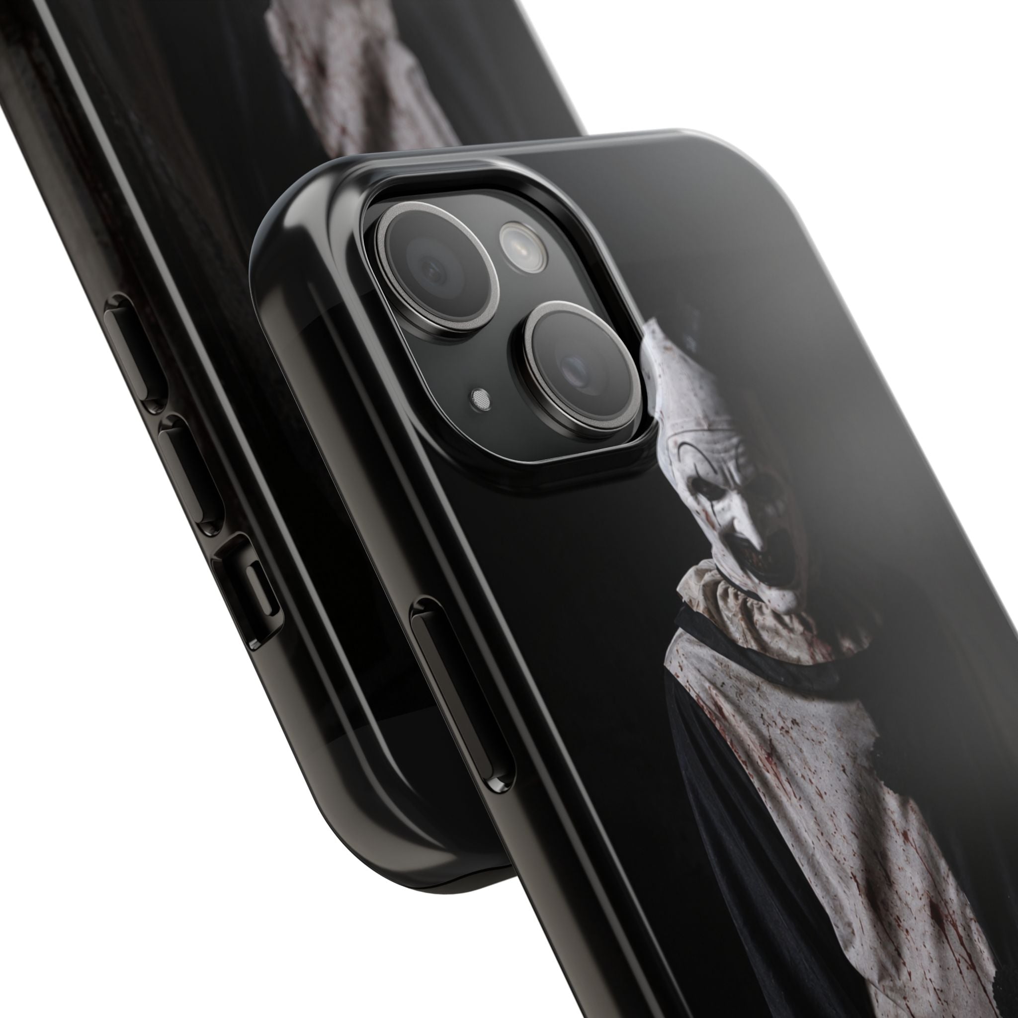 Horror Clown Tough Phone Case – Dark Scary Masked Killer Design for Halloween