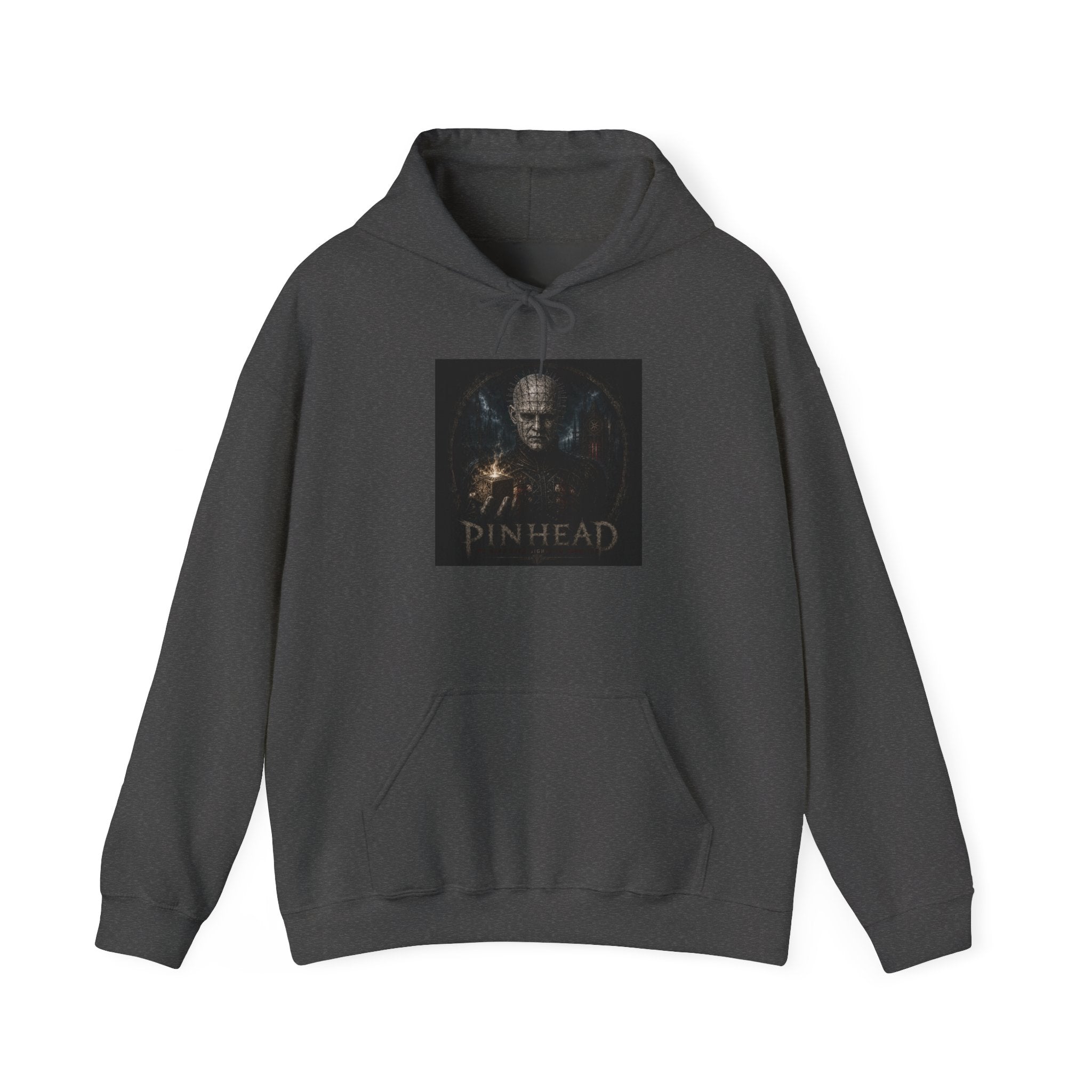 Pinhead Horror Hoodie — Hellraiser Inspired Graphic Pullover