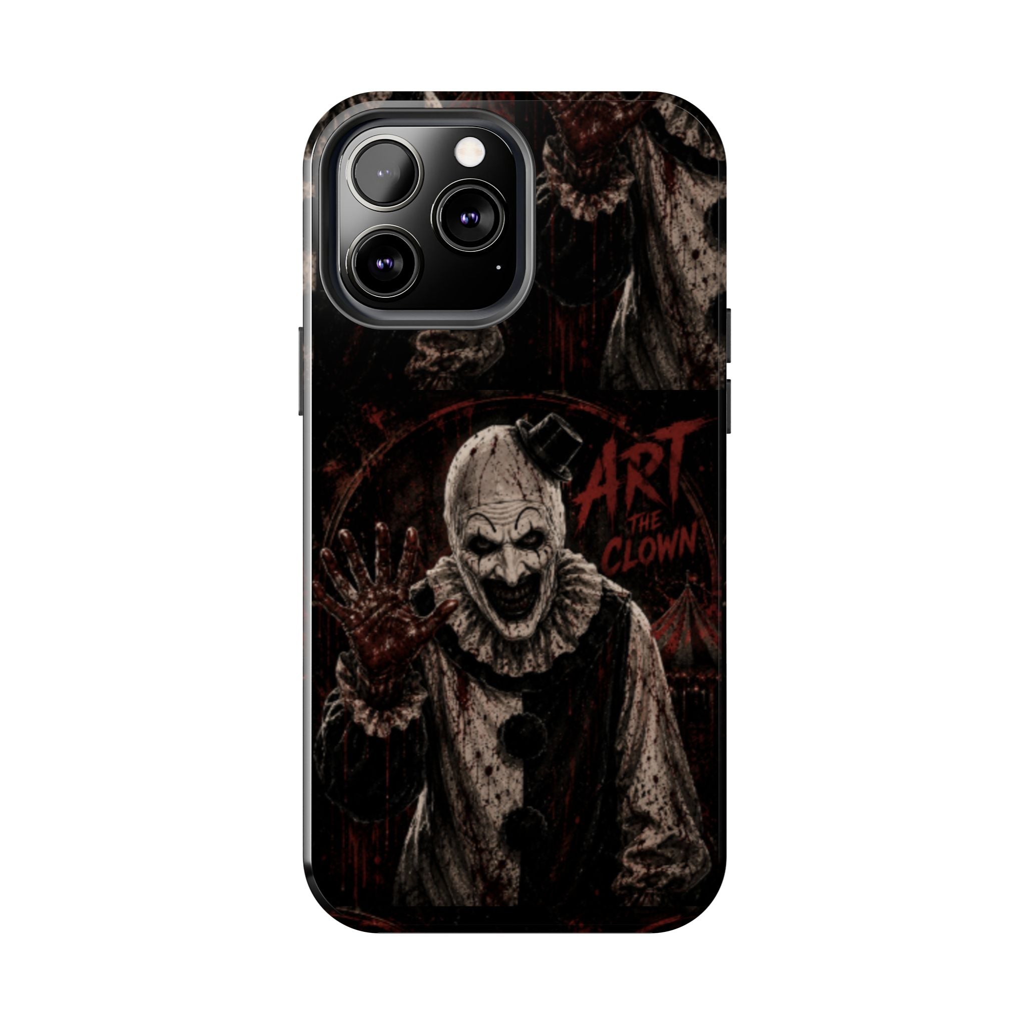 Horror Clown Tough Phone Case — 'Art the Clown' Scary Protective Cover