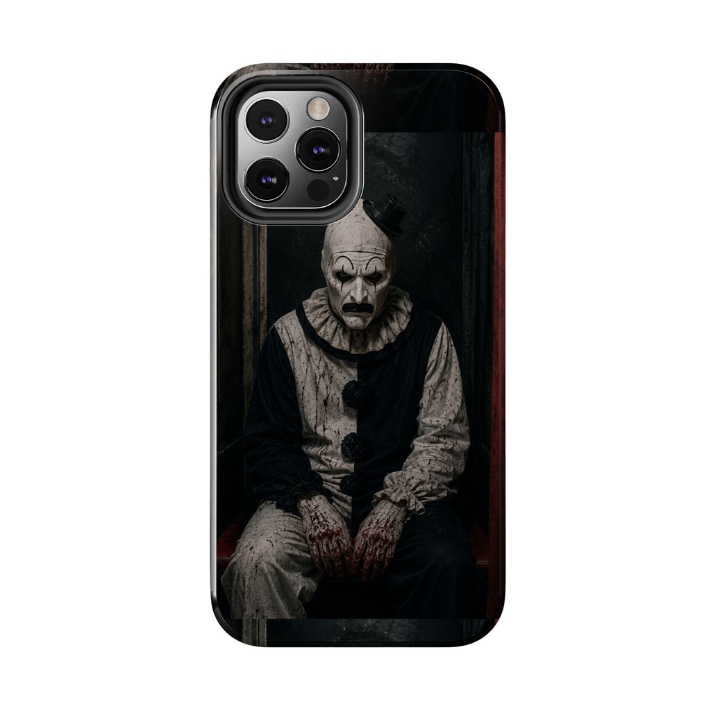 Horror Clown Tough Phone Case — Dark Creepy Circus Scary Protective Cover