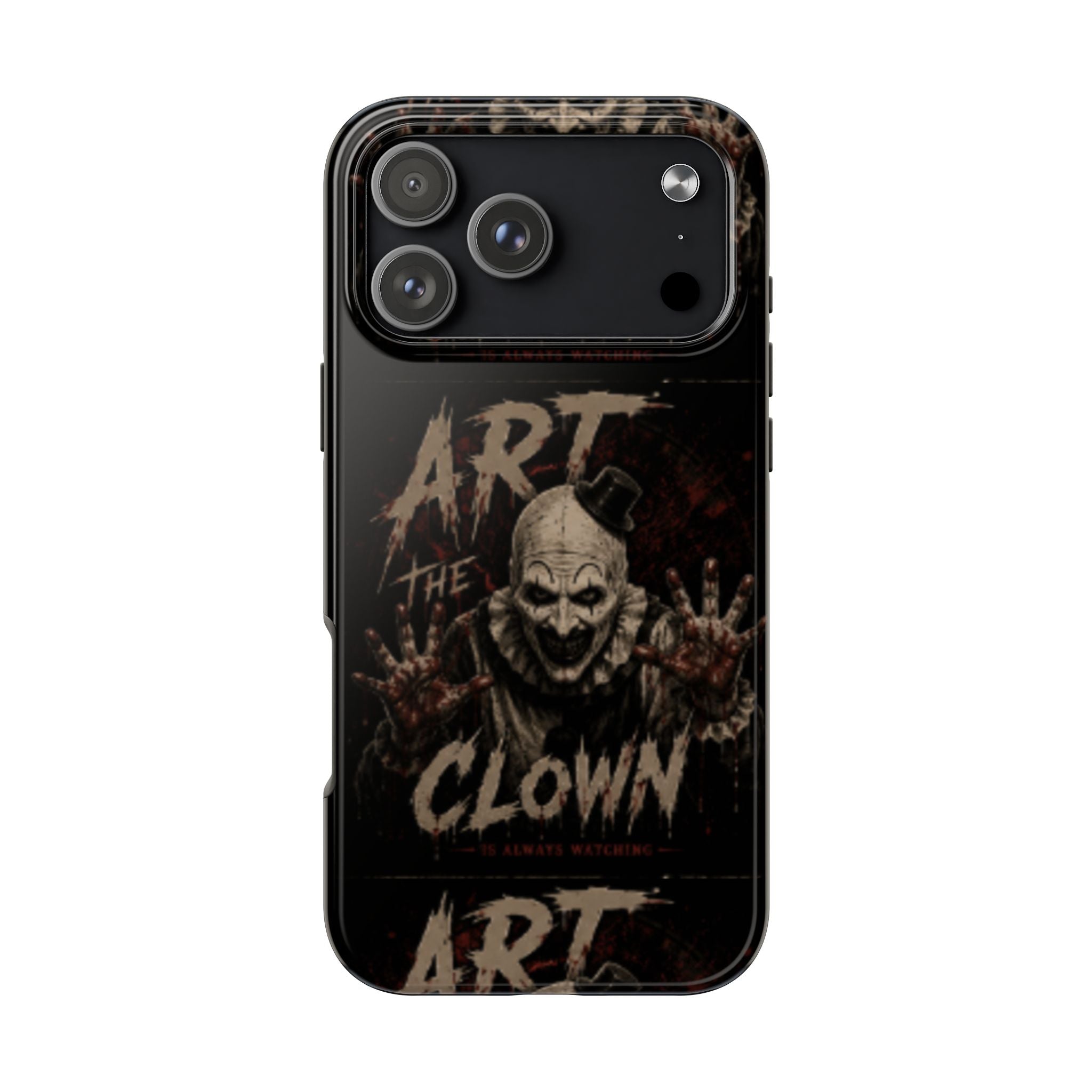 Horror Clown Tough Phone Case — 'Art the Clown' Scary Protective Cover