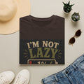 T-Shirt — "I’m Not Lazy, I’m on 1% Energy-Saving Mode" Funny Graphic Tee