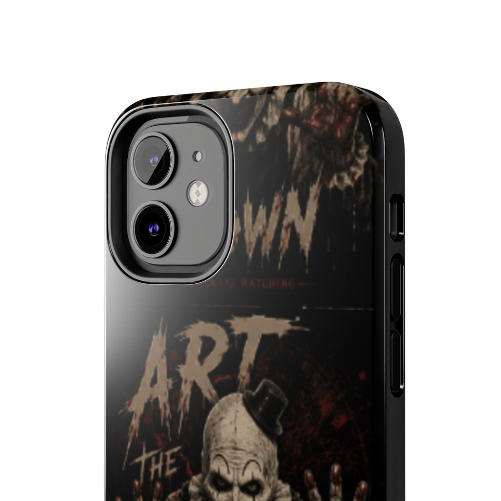 Horror Clown Tough Phone Case — 'Art the Clown' Scary Protective Cover