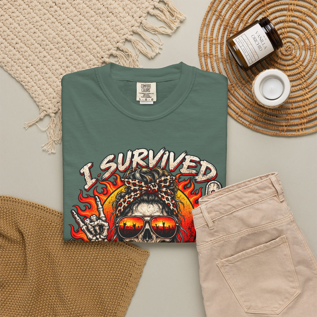 I Survived Scorchlahoma 2025 T-Shirt — Rock Festival Skull & Flames Souvenir