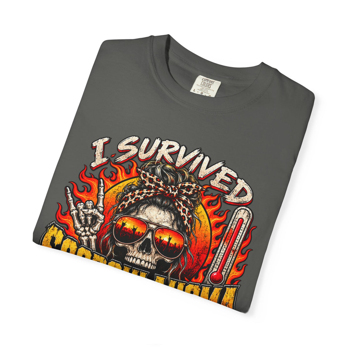 I Survived Scorchlahoma 2025 T-Shirt — Rock Festival Skull & Flames Souvenir