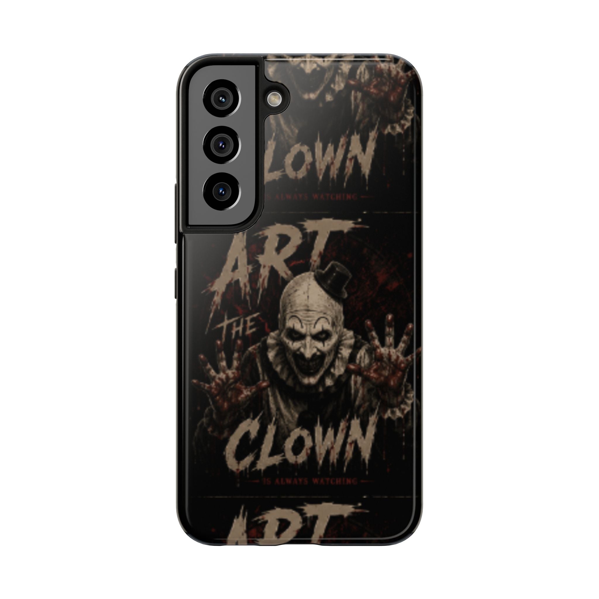 Horror Clown Tough Phone Case — 'Art the Clown' Scary Protective Cover