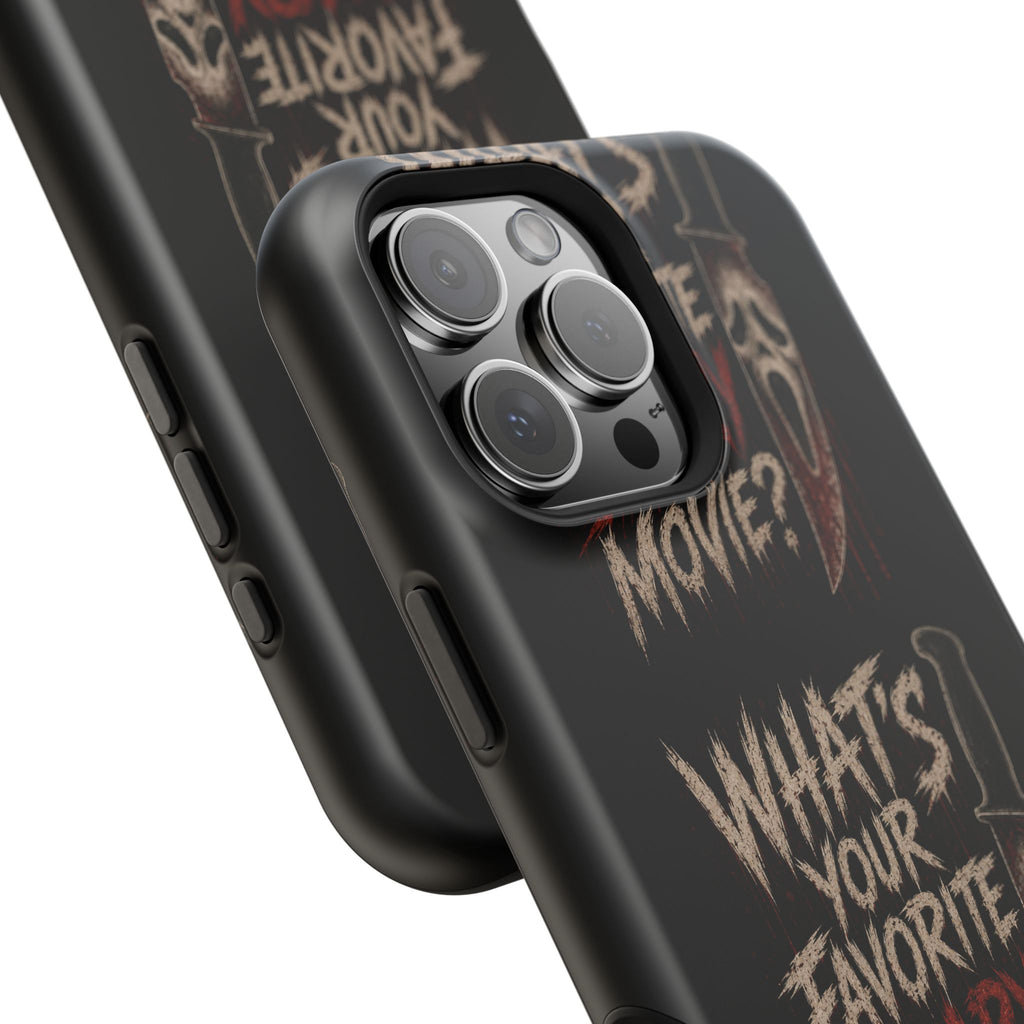 Scream 'What's Your Favorite Scary Movie?' Magnetic Impact Phone Case