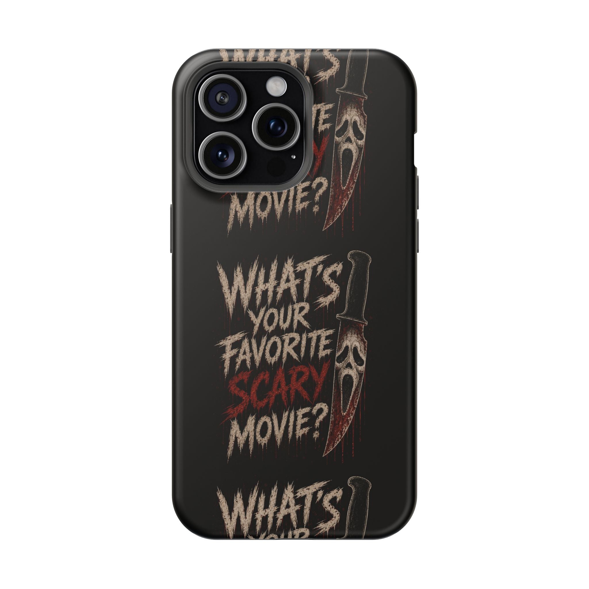 Scream 'What's Your Favorite Scary Movie?' Magnetic Impact Phone Case