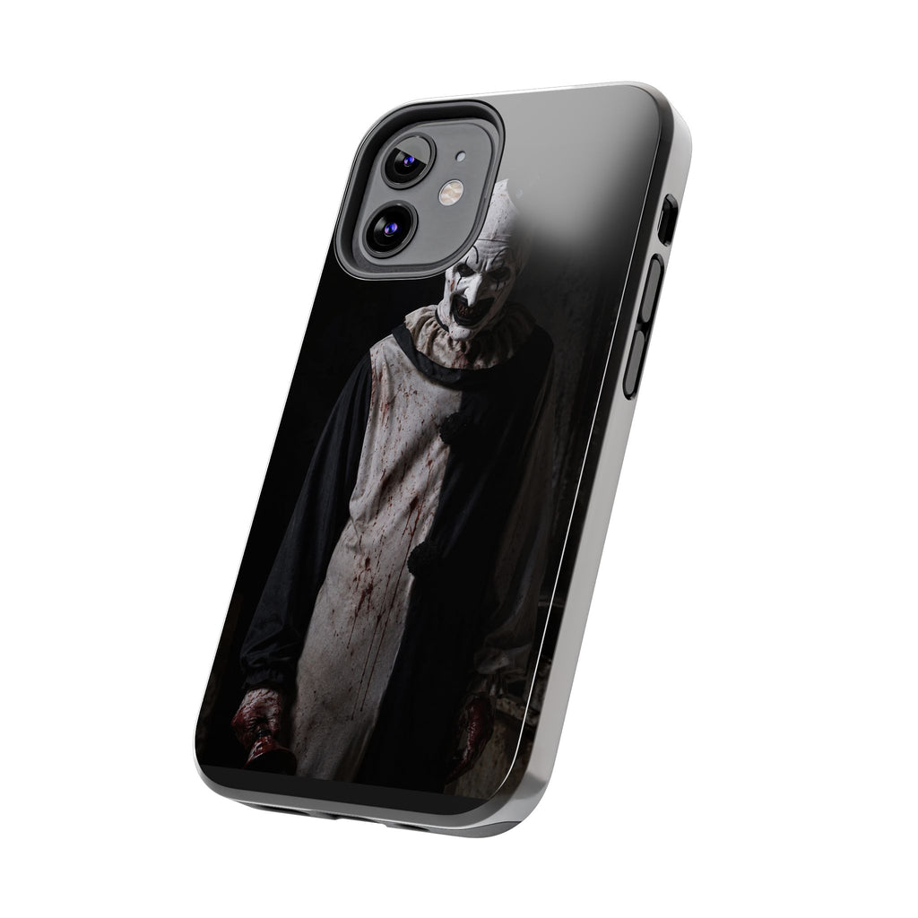 Horror Clown Tough Phone Case – Dark Scary Masked Killer Design for Halloween