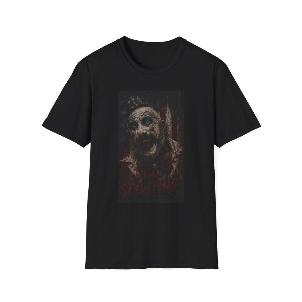 Creepy Clown Portrait T-Shirt – Horror Carnival Graphic Tee