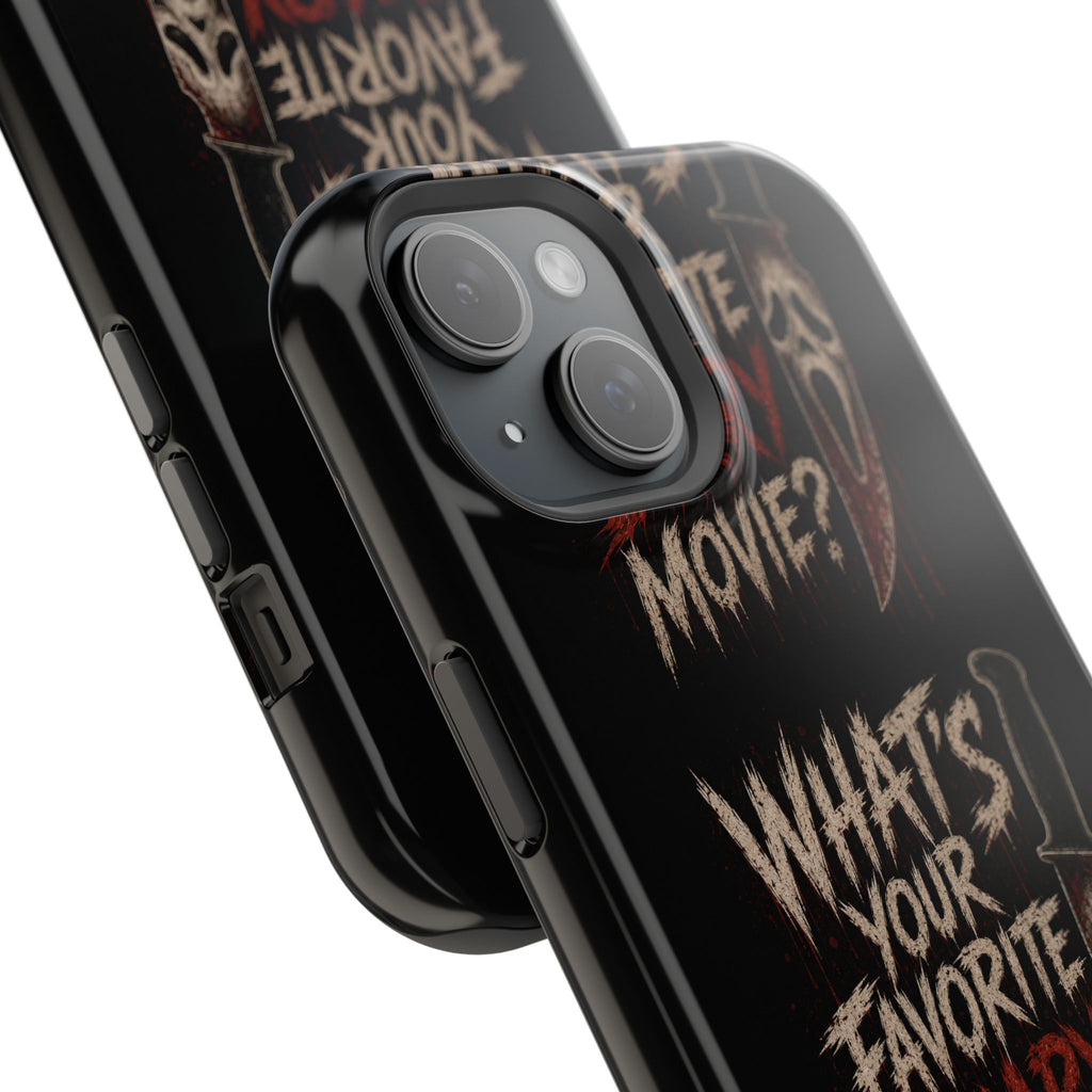 Scream 'What's Your Favorite Scary Movie?' Magnetic Impact Phone Case