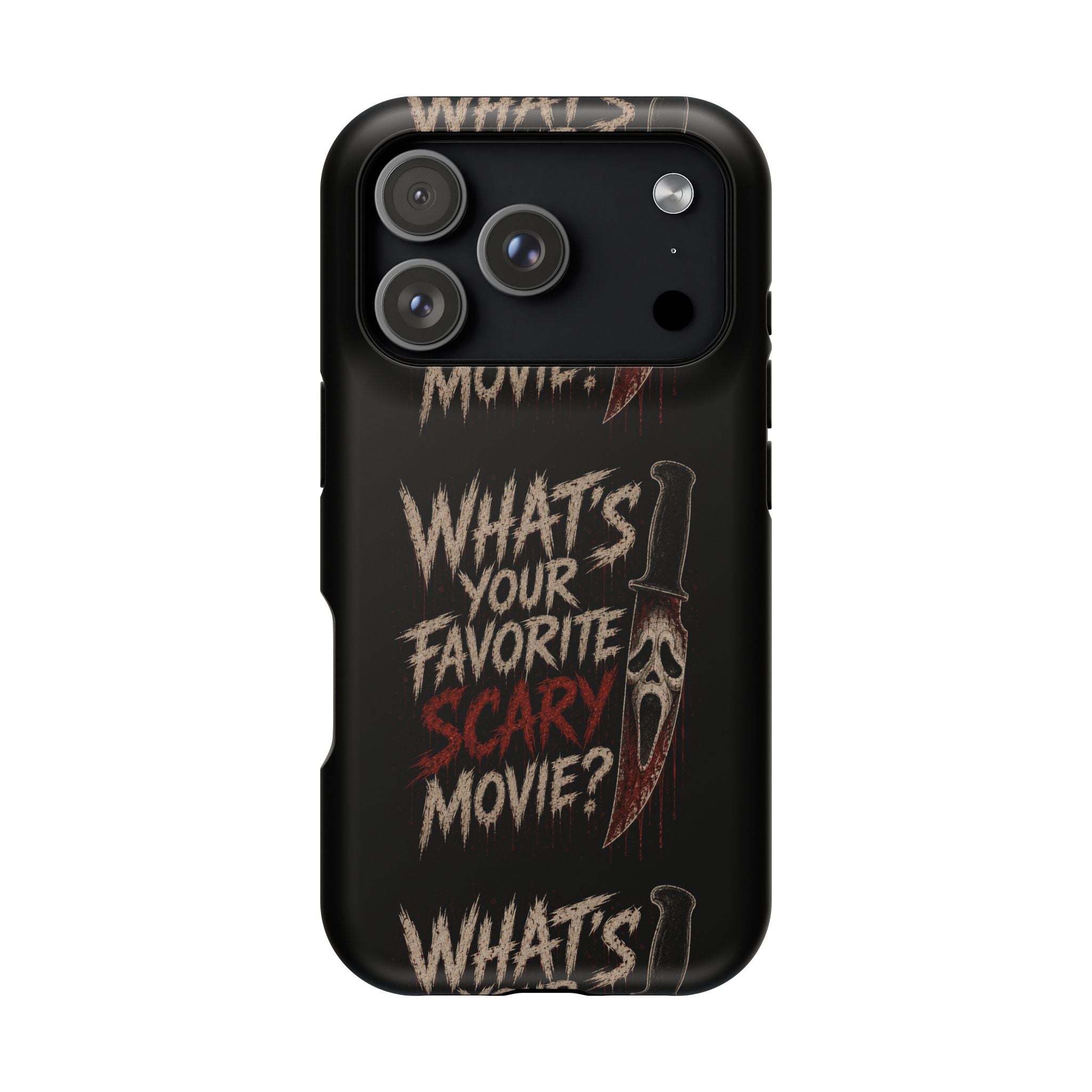 Scream 'What's Your Favorite Scary Movie?' Magnetic Impact Phone Case