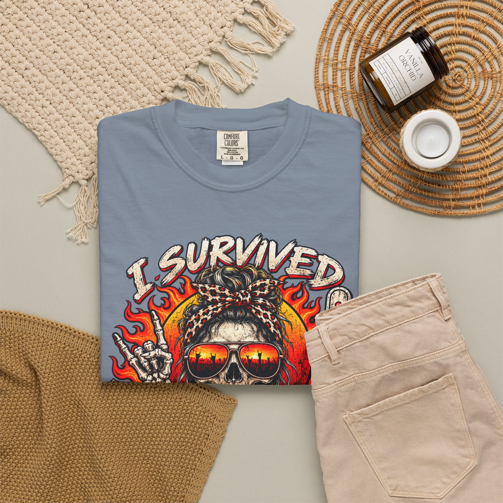 I Survived Scorchlahoma 2025 T-Shirt — Rock Festival Skull & Flames Souvenir