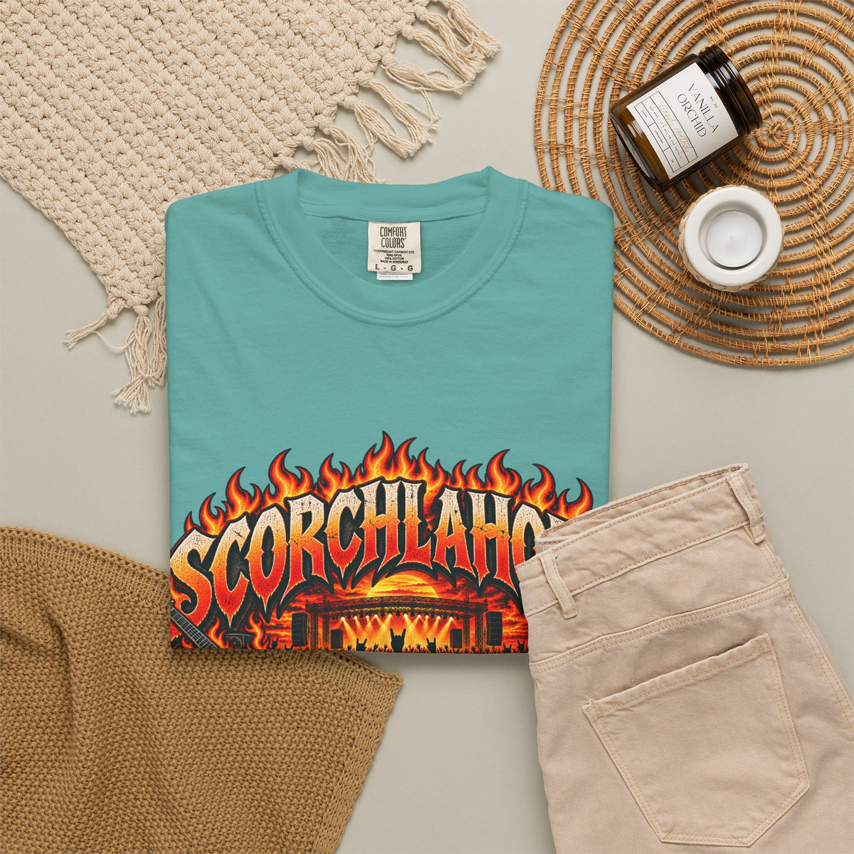 T-Shirt — Scorchlahoma 2026 Flame Graphic Tee