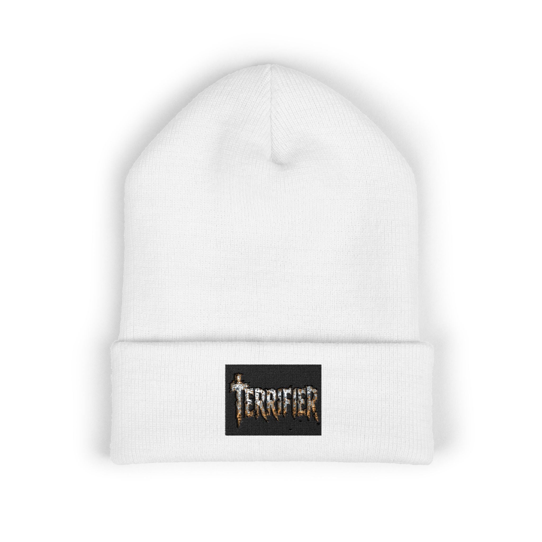 Embroidered 'Forever' Flame Logo Beanie — Classic Cuffed Knit Hat