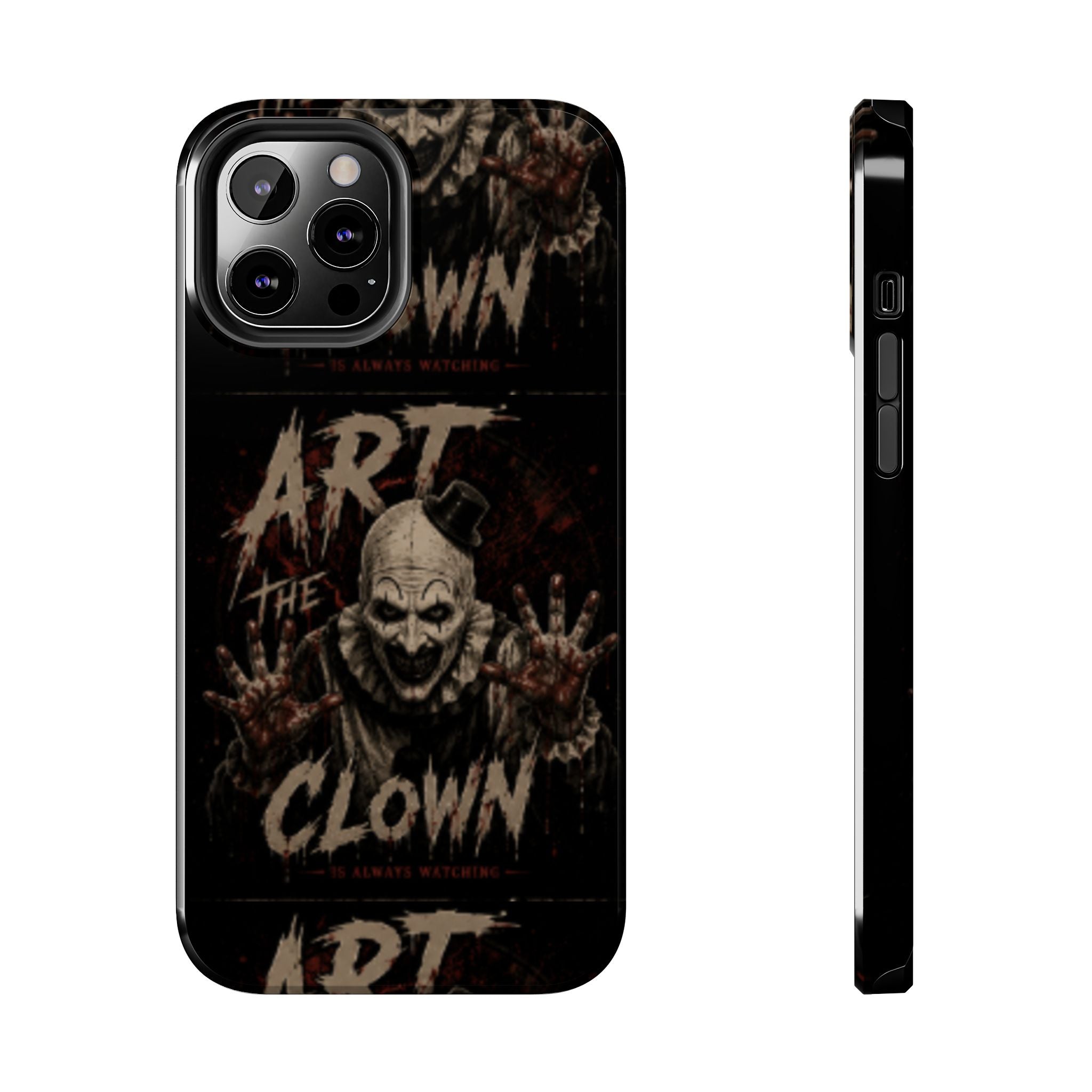 Horror Clown Tough Phone Case — 'Art the Clown' Scary Protective Cover