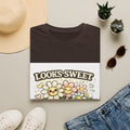 Looks Sweet Floral T-Shirt — Cute Retro Flowers "Looks Sweet, Swears a Lot" Tee
