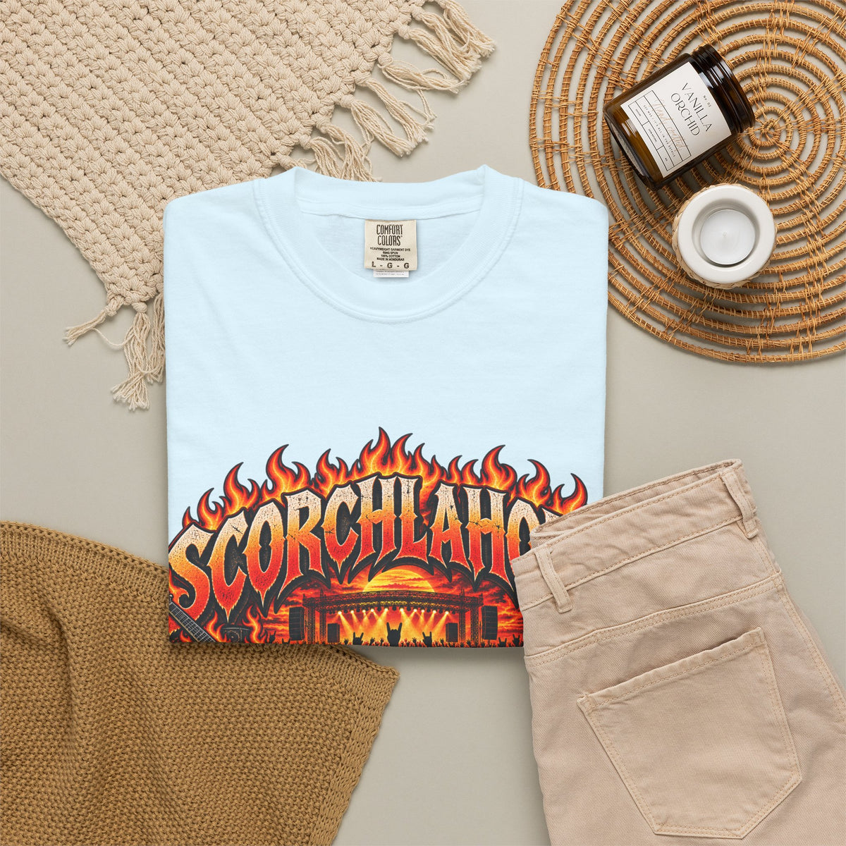 T-Shirt — Scorchlahoma 2026 Flame Graphic Tee