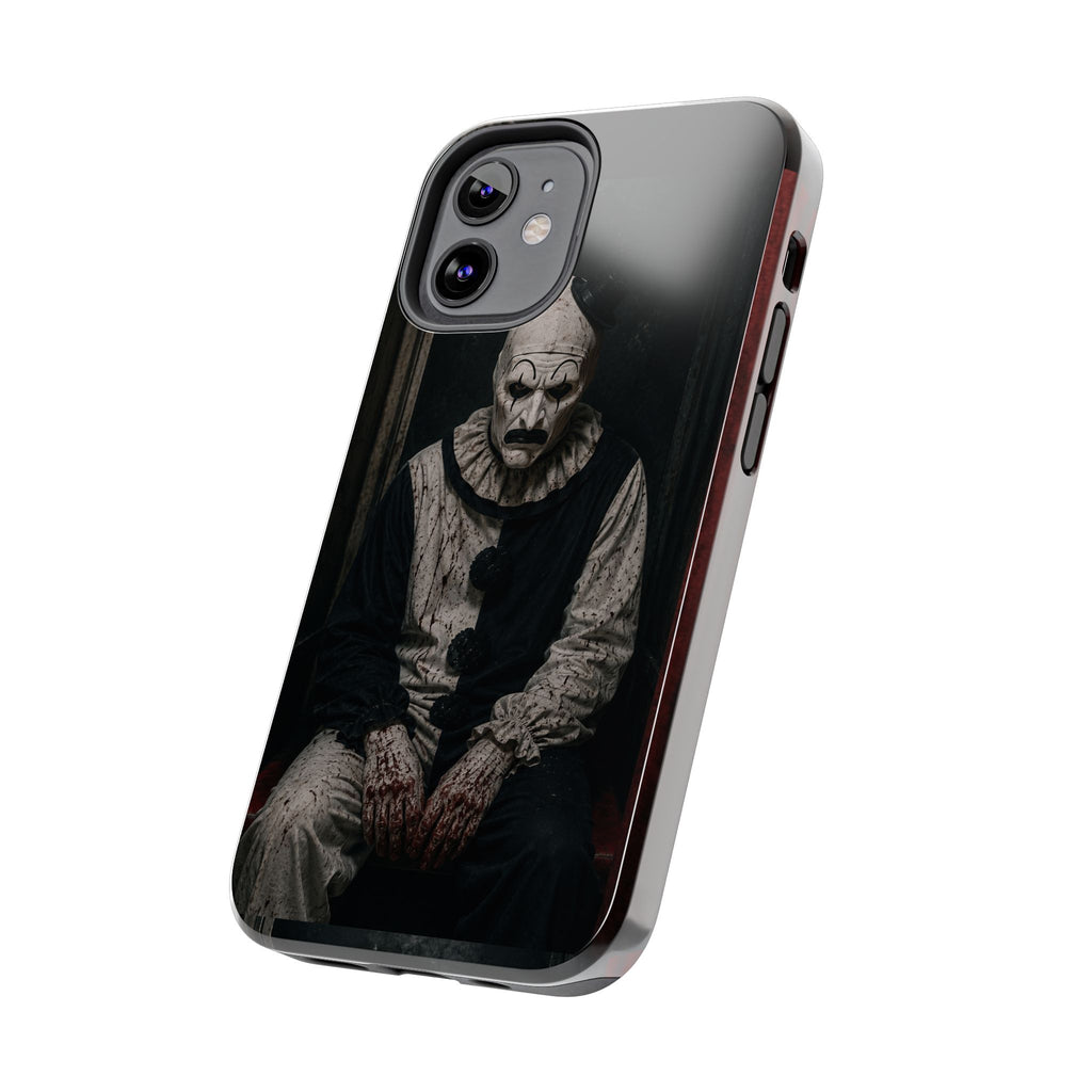 Horror Clown Tough Phone Case — Dark Creepy Circus Scary Protective Cover