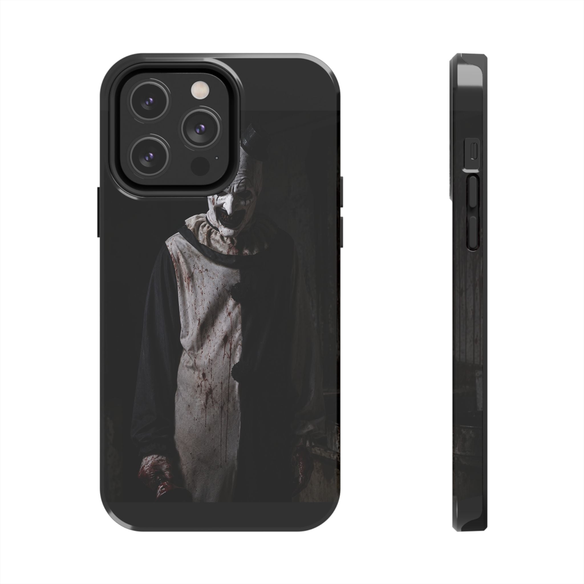 Horror Clown Tough Phone Case – Dark Scary Masked Killer Design for Halloween