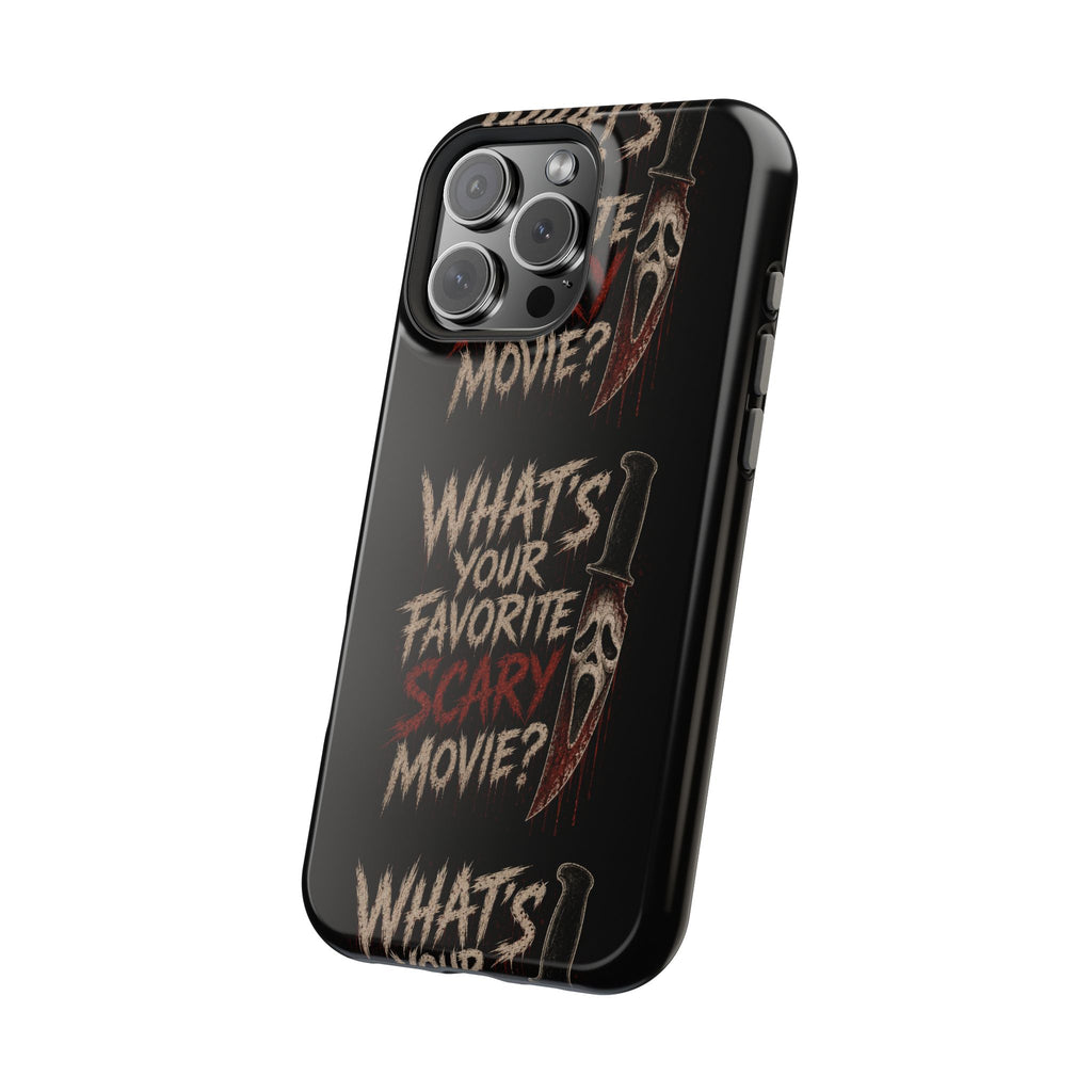 Scream 'What's Your Favorite Scary Movie?' Magnetic Impact Phone Case