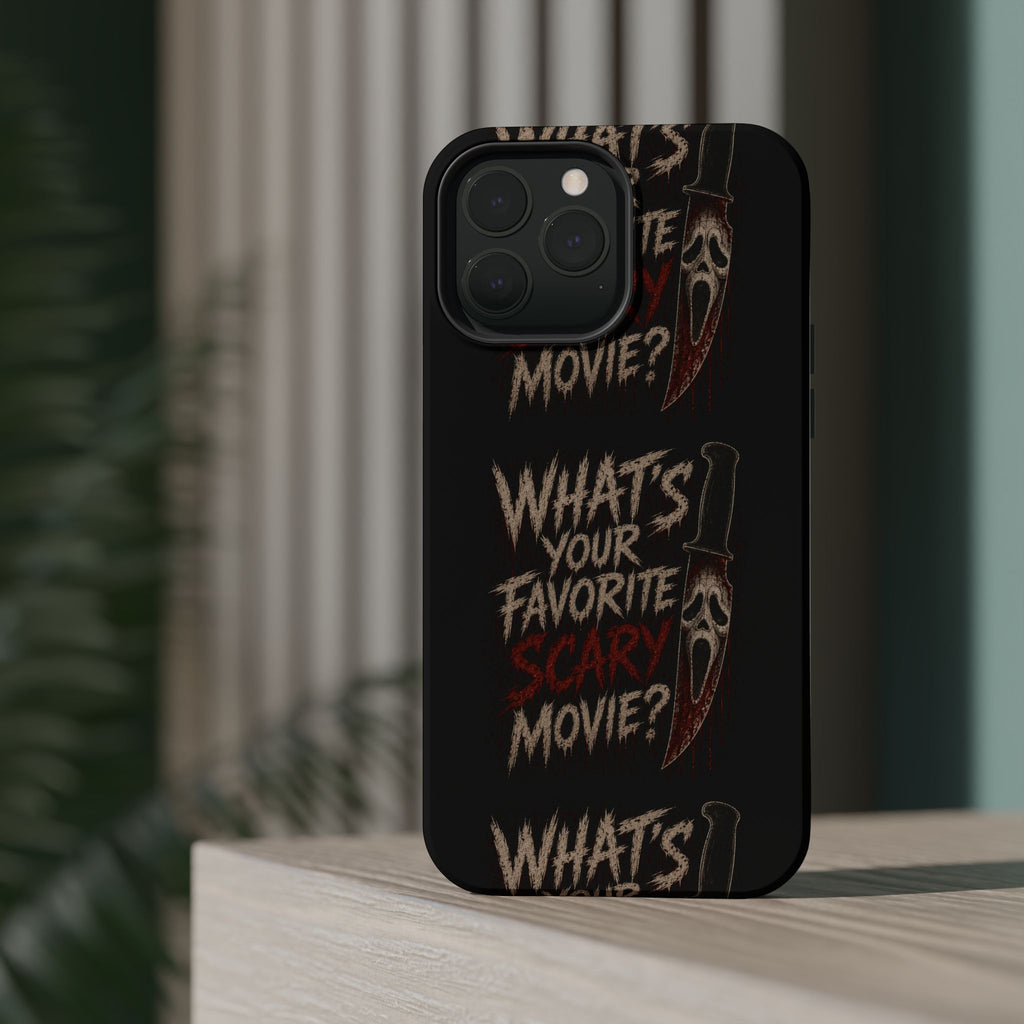 Scream 'What's Your Favorite Scary Movie?' Magnetic Impact Phone Case