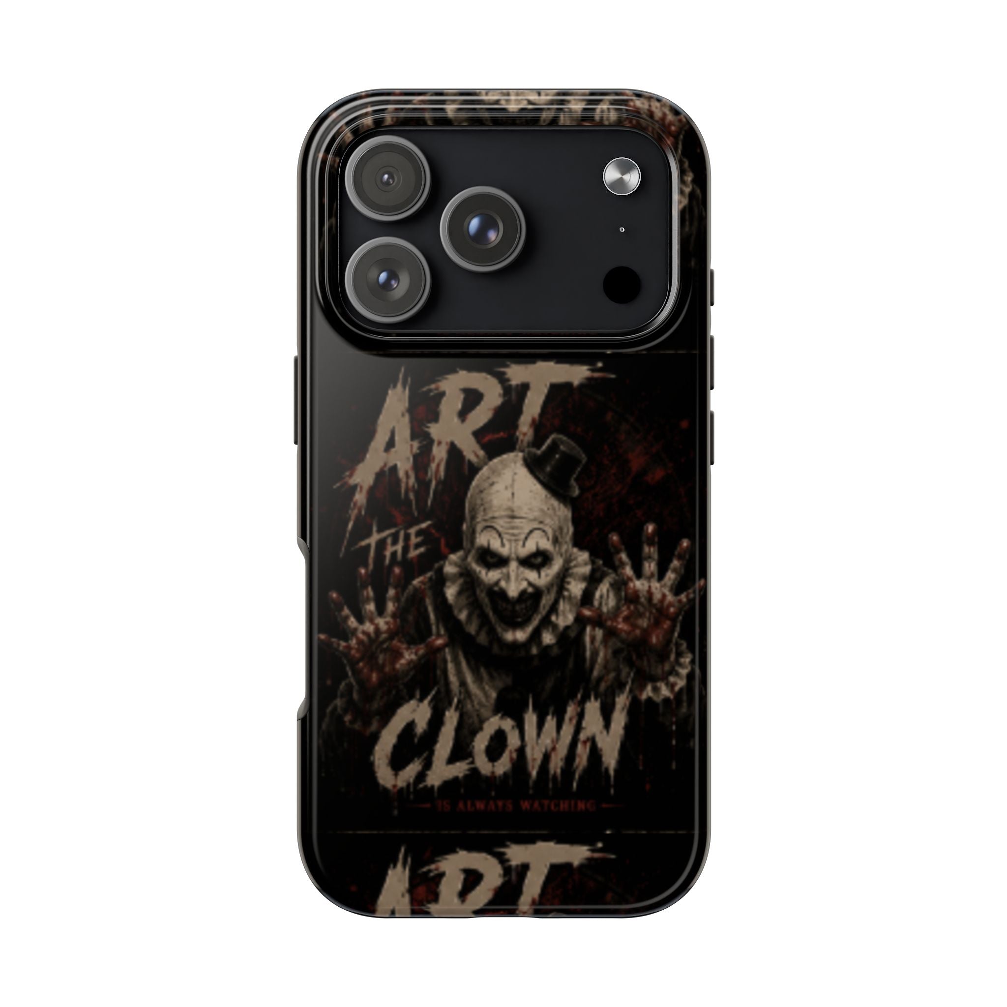 Horror Clown Tough Phone Case — 'Art the Clown' Scary Protective Cover