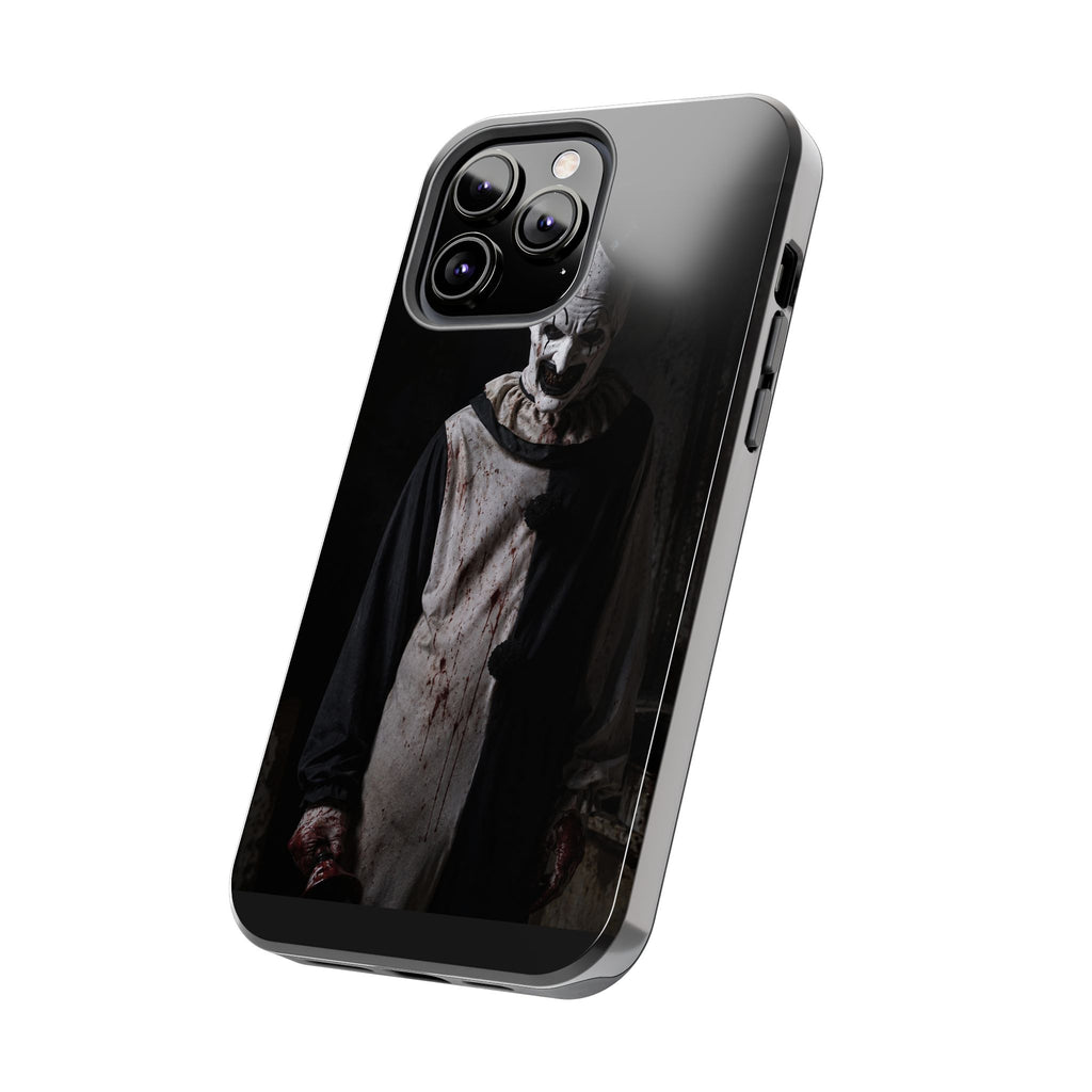 Horror Clown Tough Phone Case – Dark Scary Masked Killer Design for Halloween