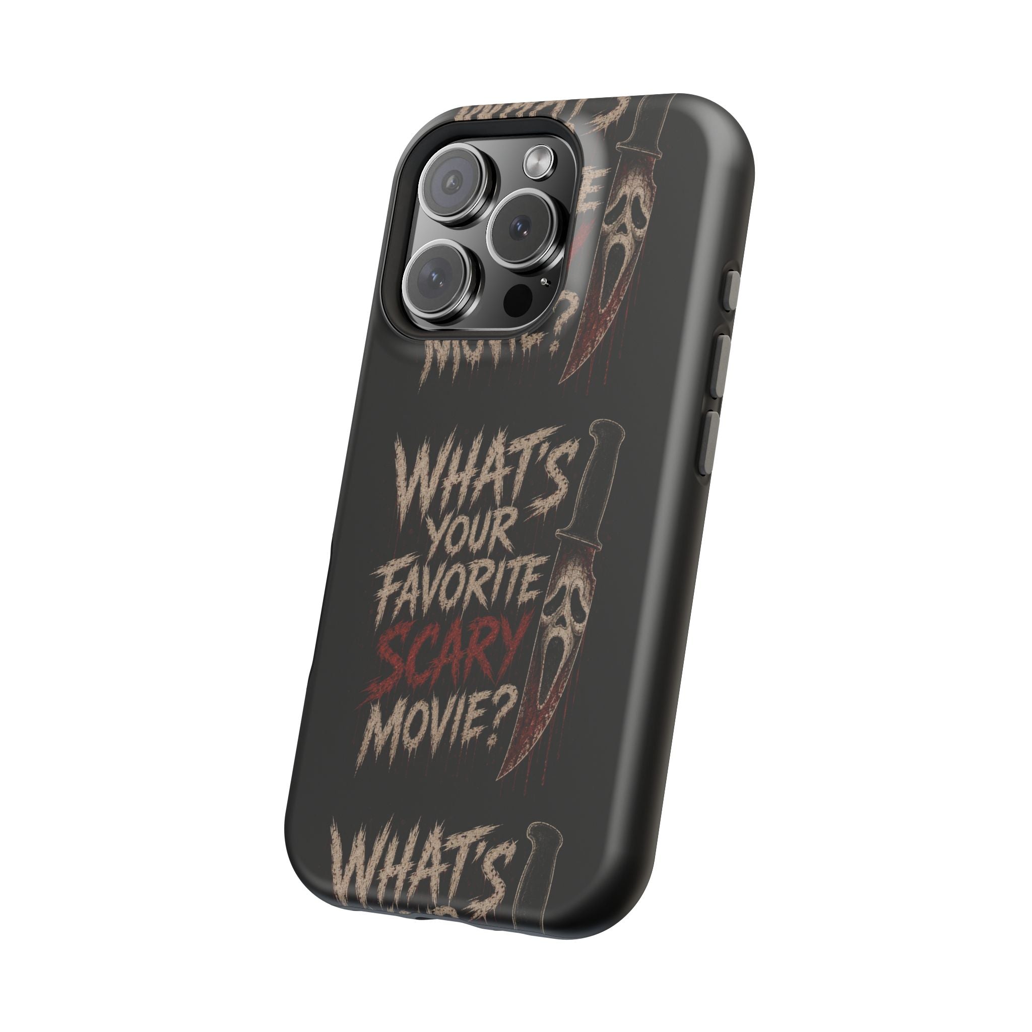 Scream 'What's Your Favorite Scary Movie?' Magnetic Impact Phone Case