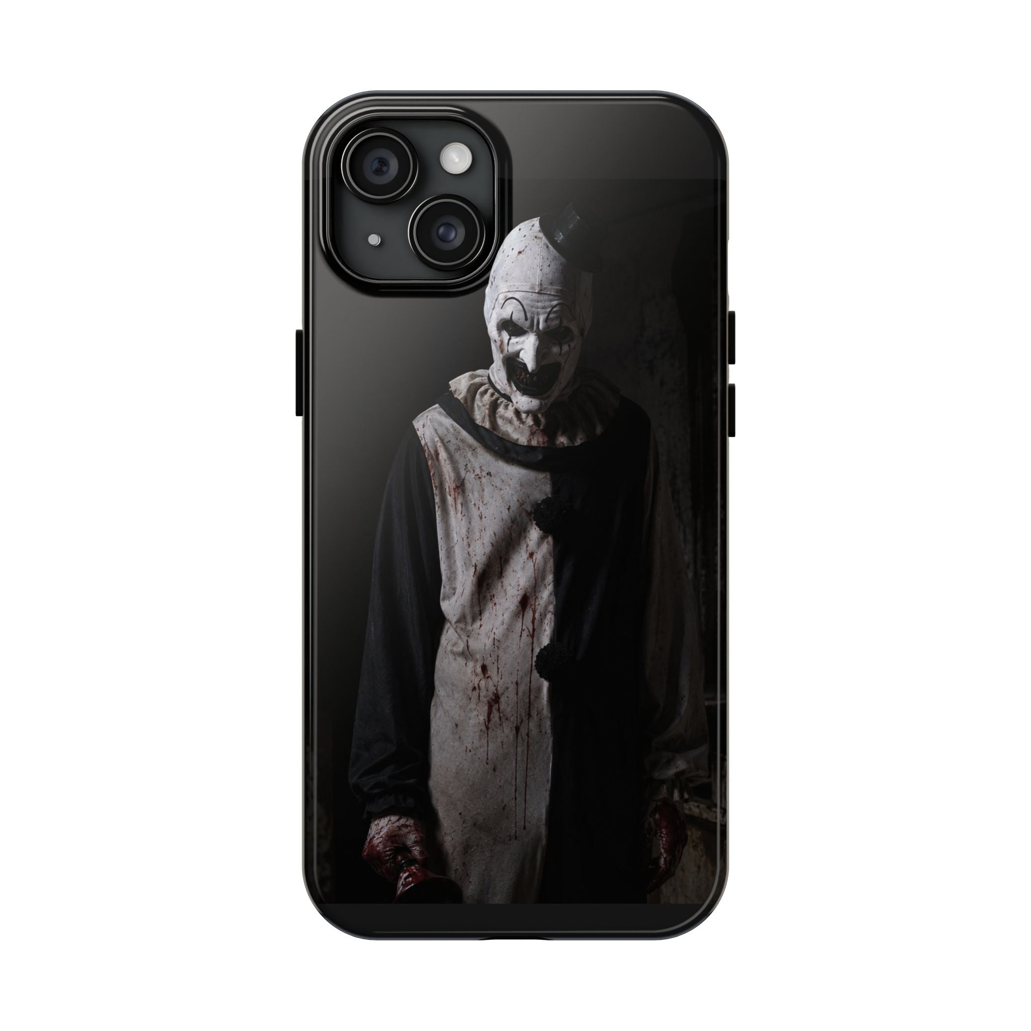 Horror Clown Tough Phone Case – Dark Scary Masked Killer Design for Halloween