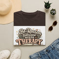 T-Shirt — "Be the Reason Someone Needs Therapy" Comfort Tee with Cute Raccoon Design