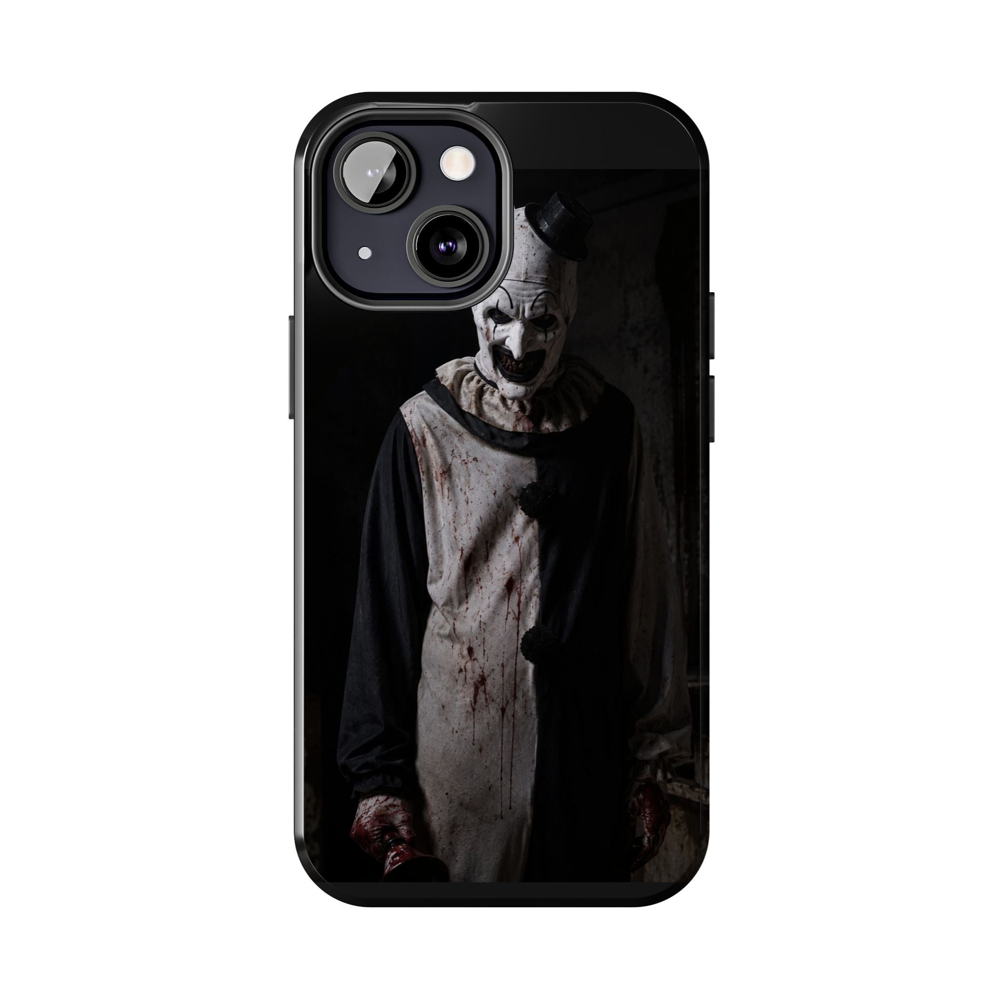 Horror Clown Tough Phone Case – Dark Scary Masked Killer Design for Halloween