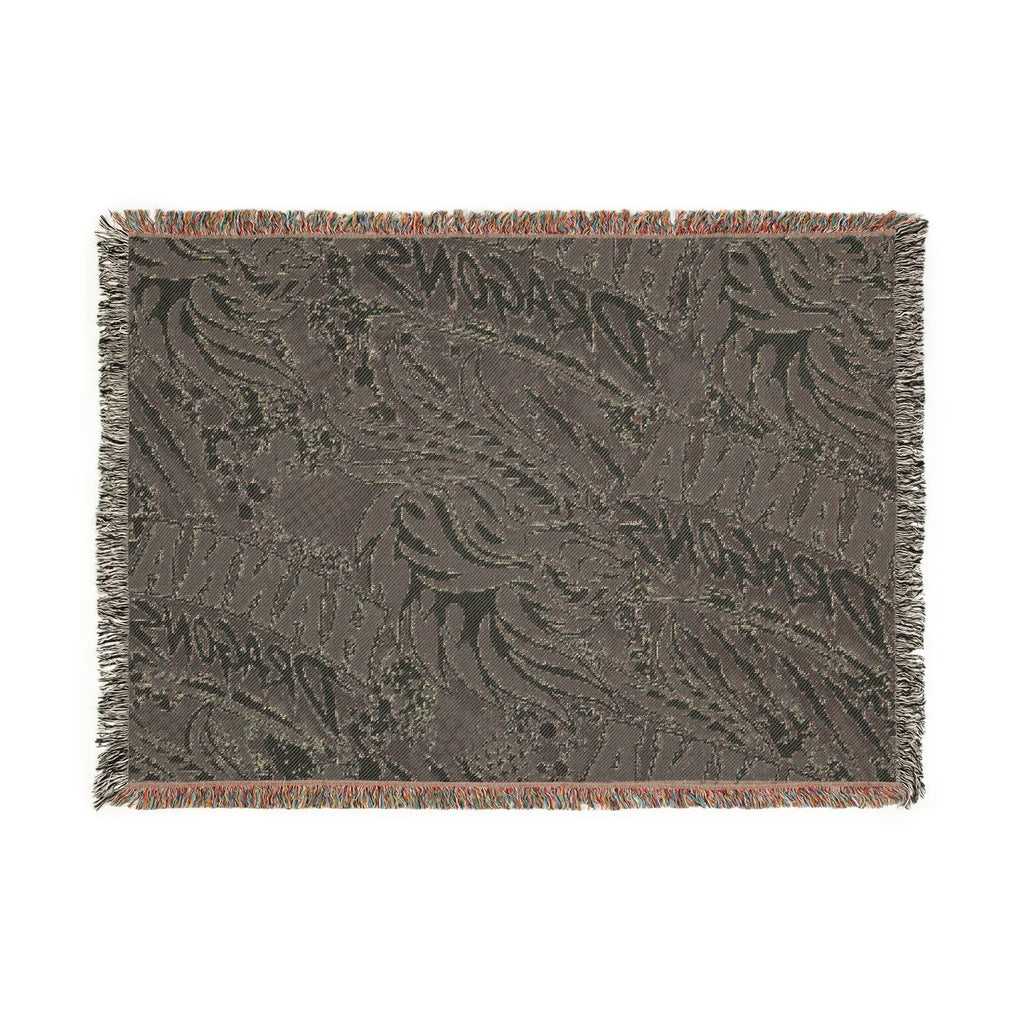 Dragon Graphic Woven Blanket — Hanna Dragons Team Throw