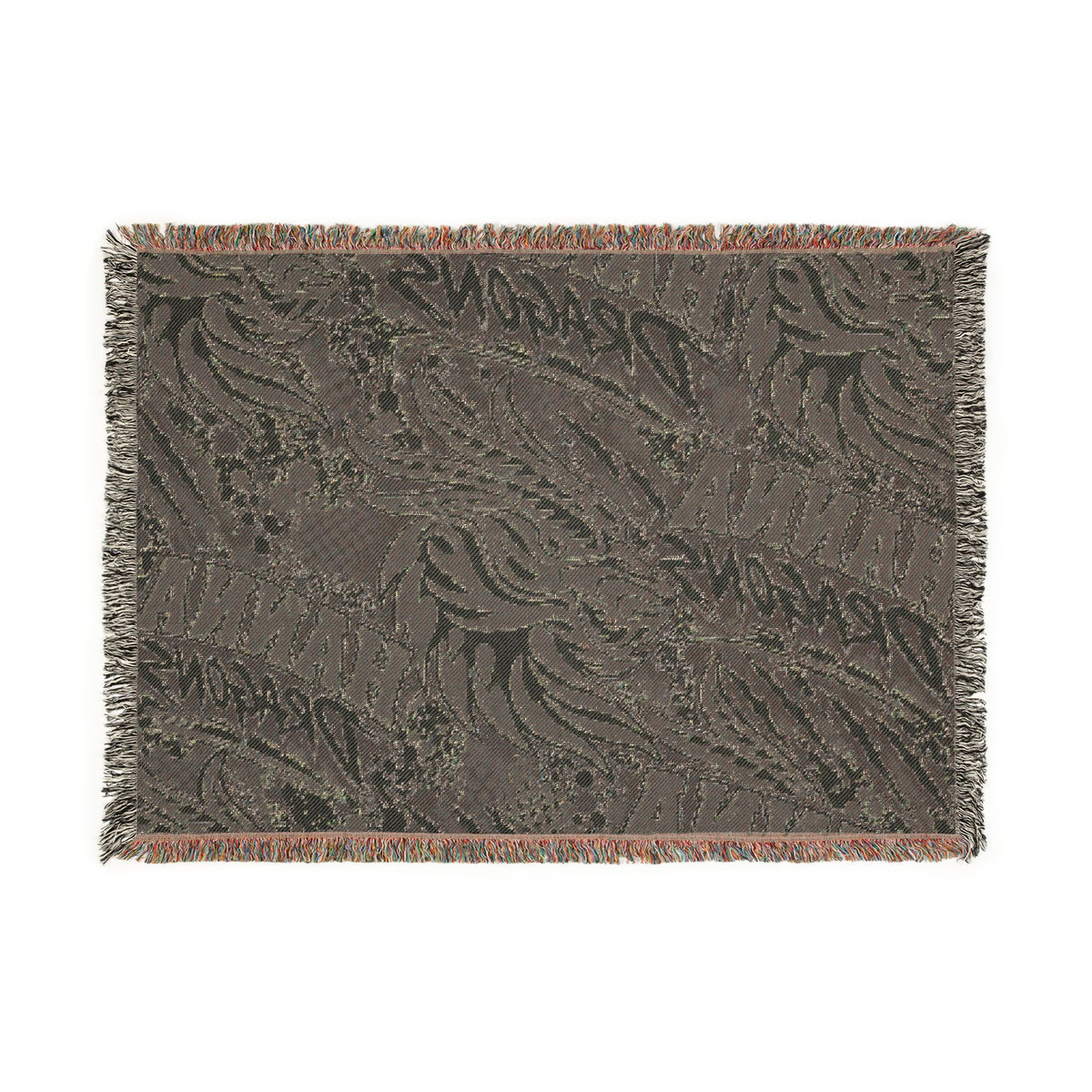 Dragon Graphic Woven Blanket — Hanna Dragons Team Throw